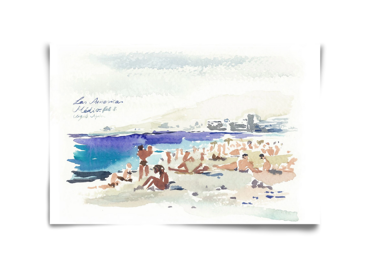 TENERIFE - Las Americas/Médio - 2020.02.08., 45x30 cm, Keret nélkül