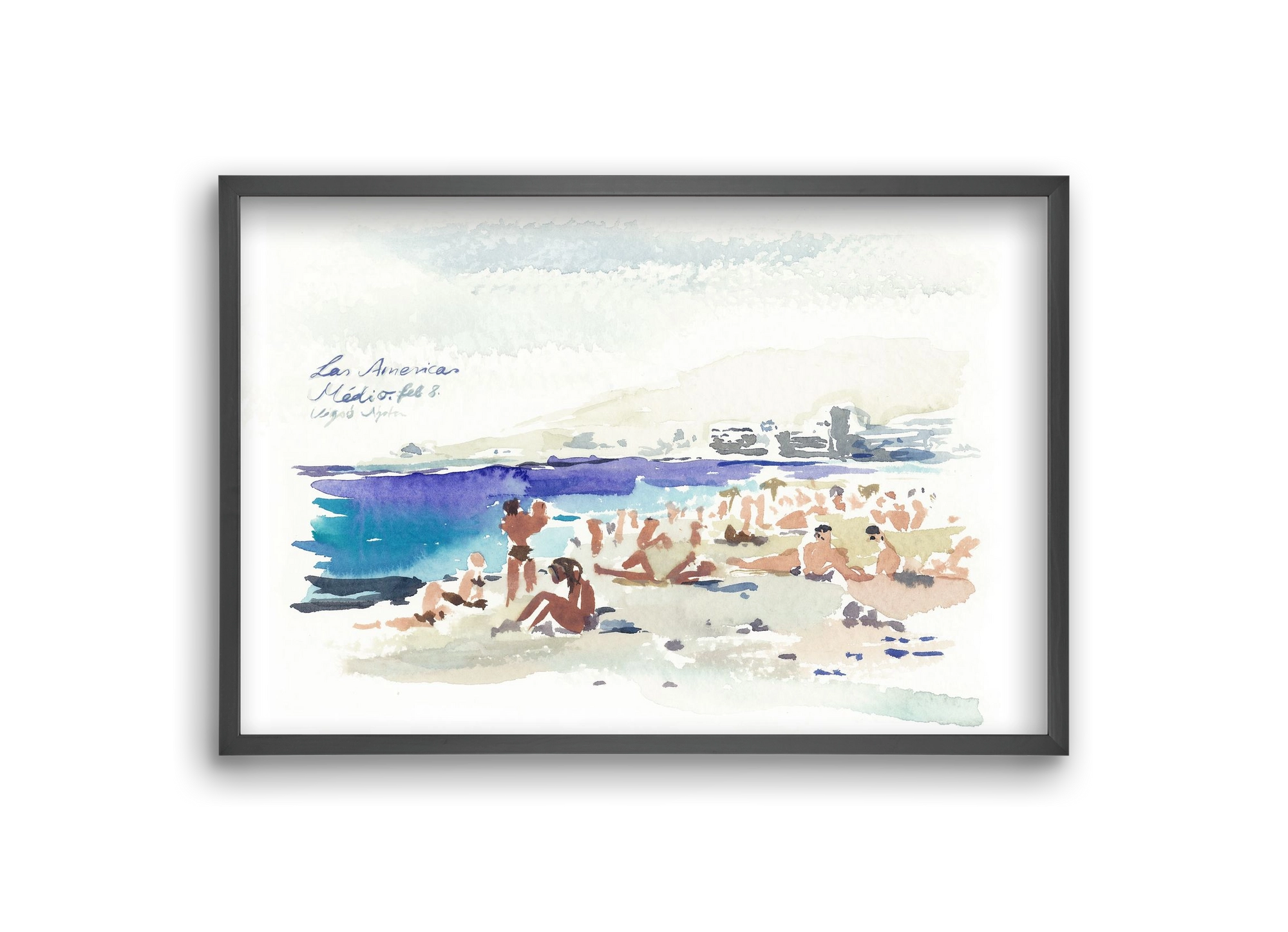 TENERIFE - Las Americas/Médio - 2020.02.08., 30x20 cm (30x20 cm), Fekete keret