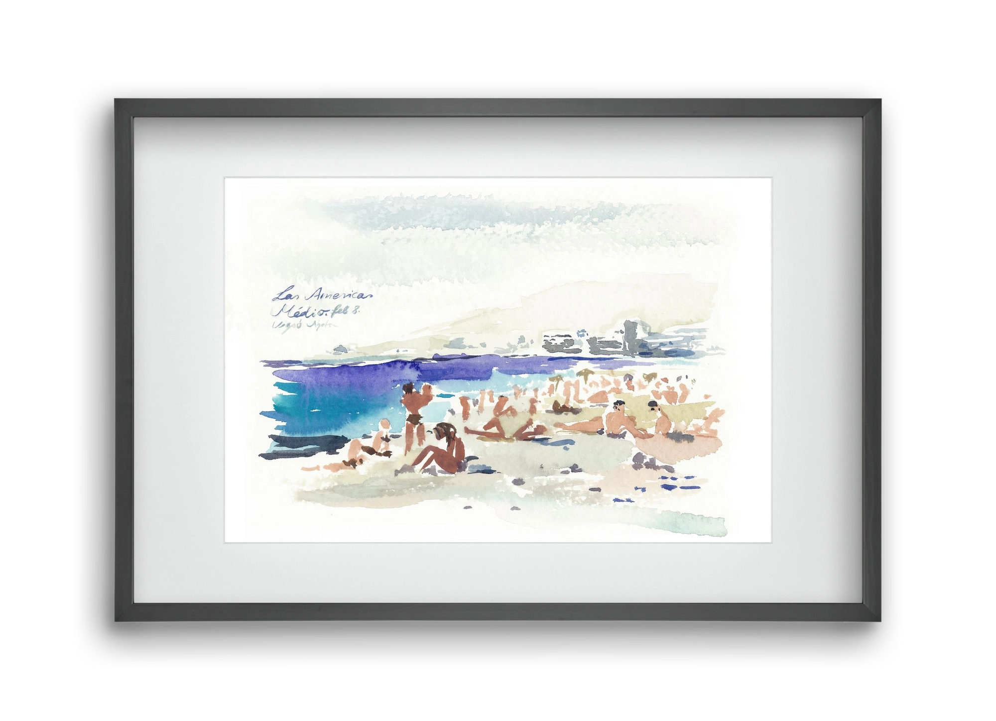 TENERIFE - Las Americas/Médio - 2020.02.08., 45x30 cm (30x20 cm), Fekete keret, paszpartuval