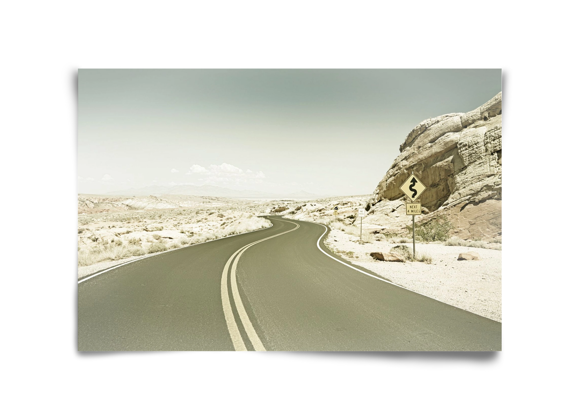 Country Road USA | Vintage, 45x30 cm, Keret nélkül