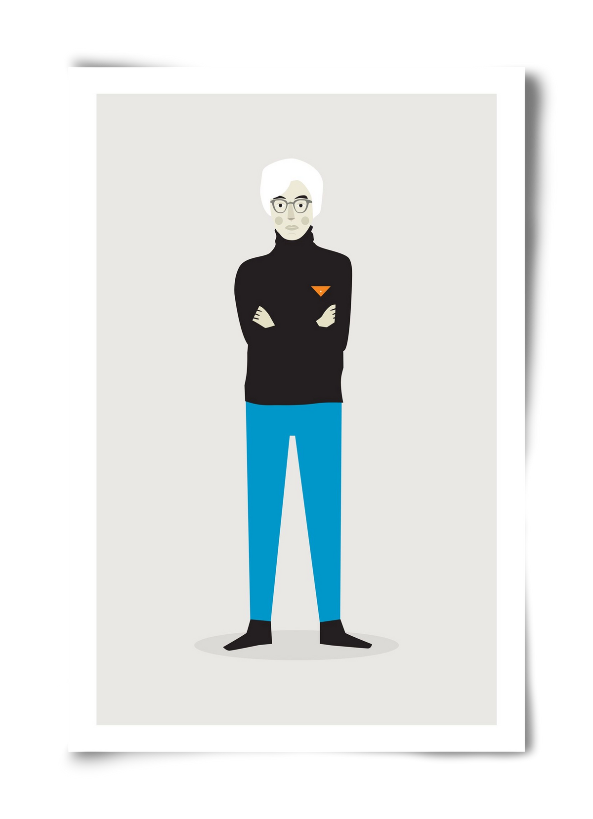 Andy, 40x60 cm, Keret nélkül