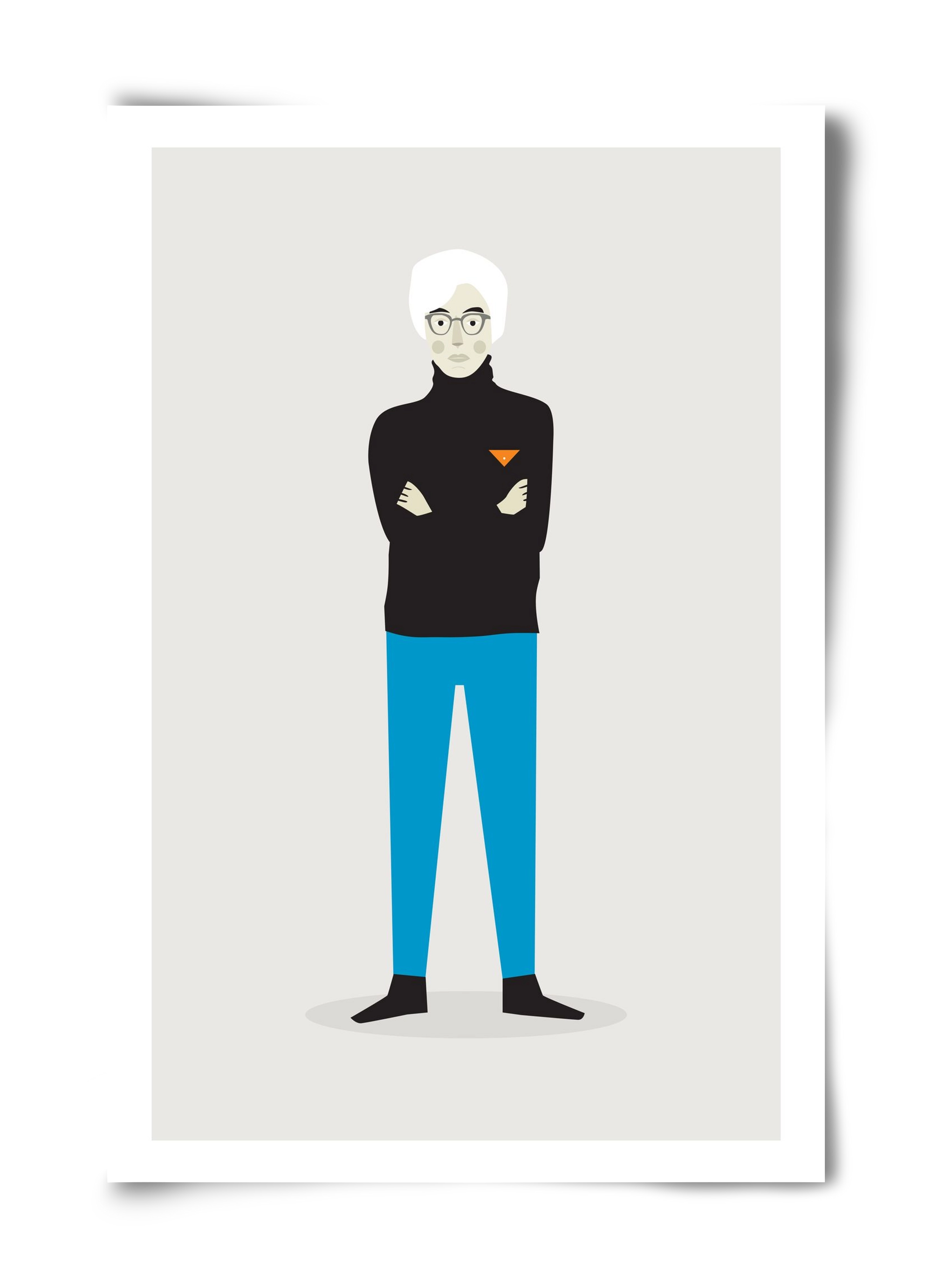 Andy, 40x60 cm, Keret nélkül