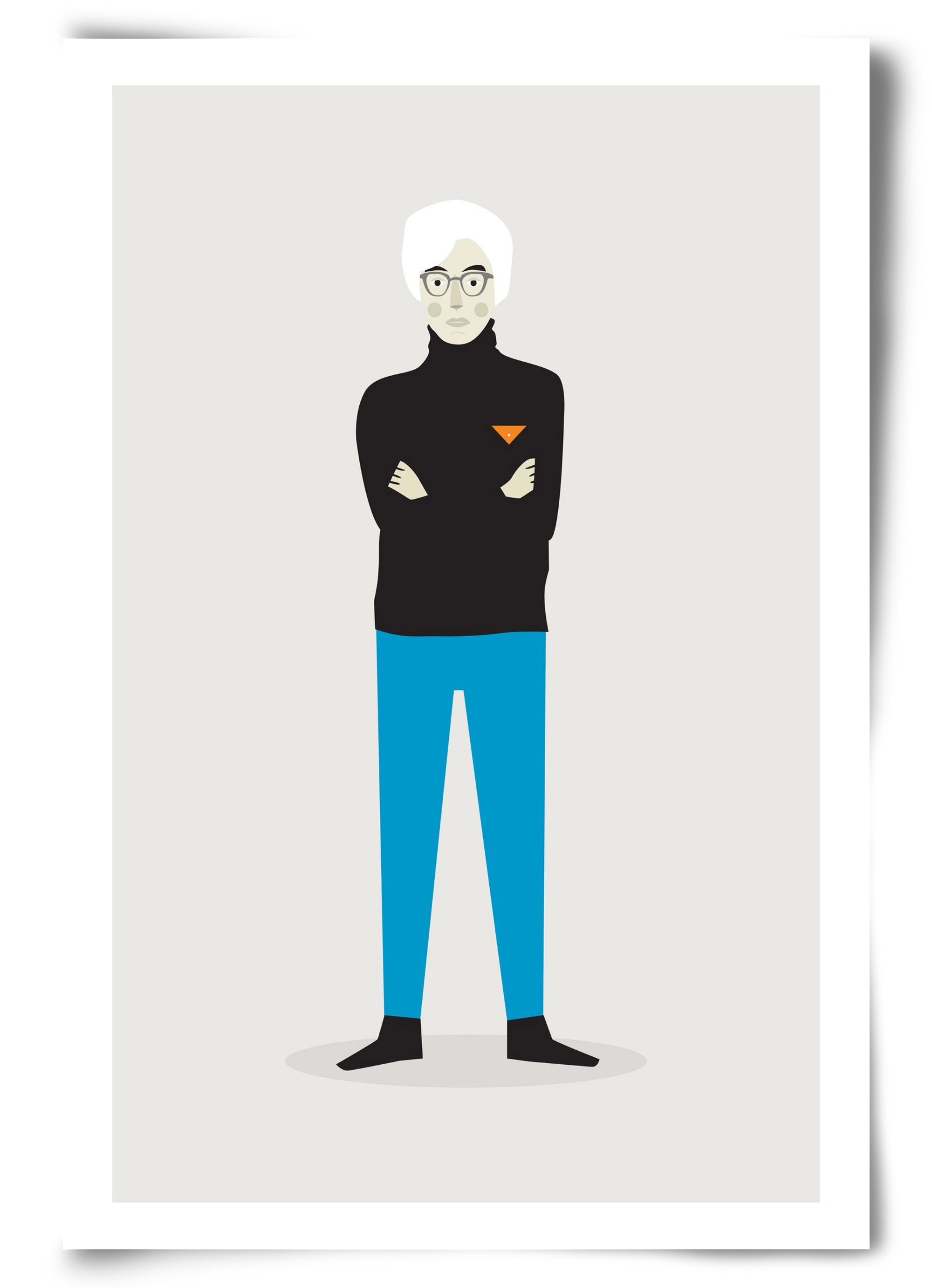 Andy, 60x90 cm, Keret nélkül