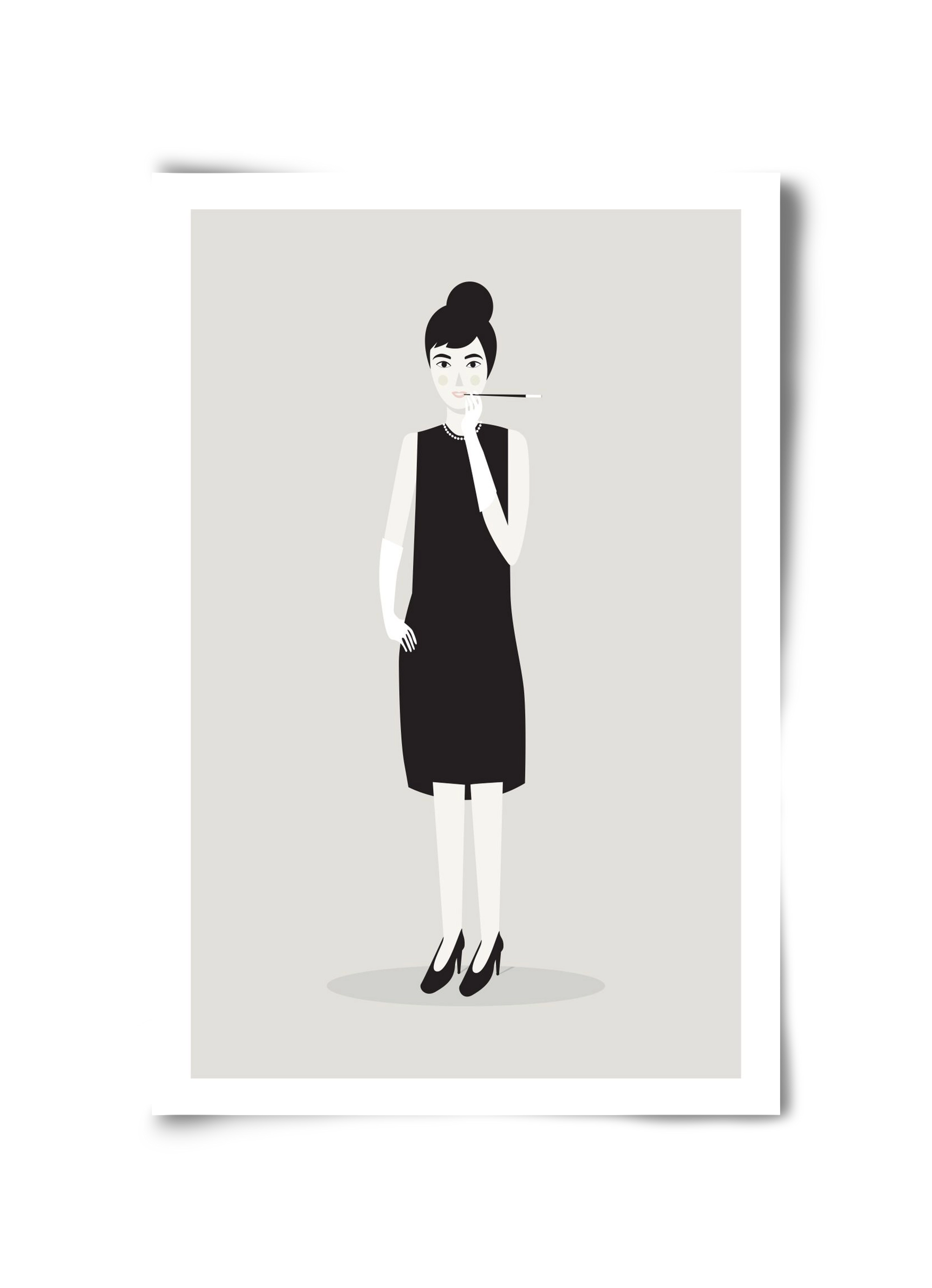 Audrey, 30x45 cm, Keret nélkül