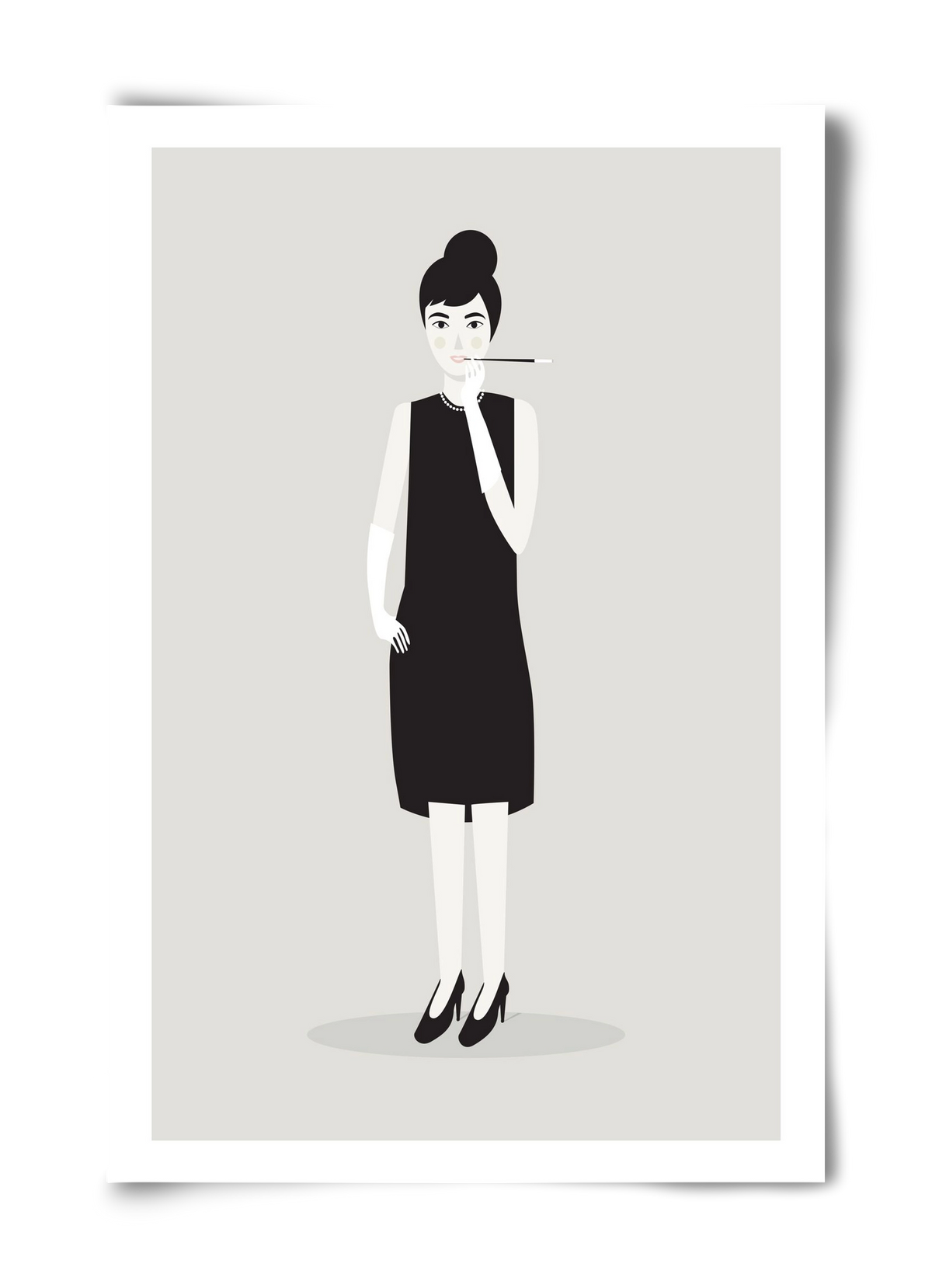 Audrey, 40x60 cm, Keret nélkül