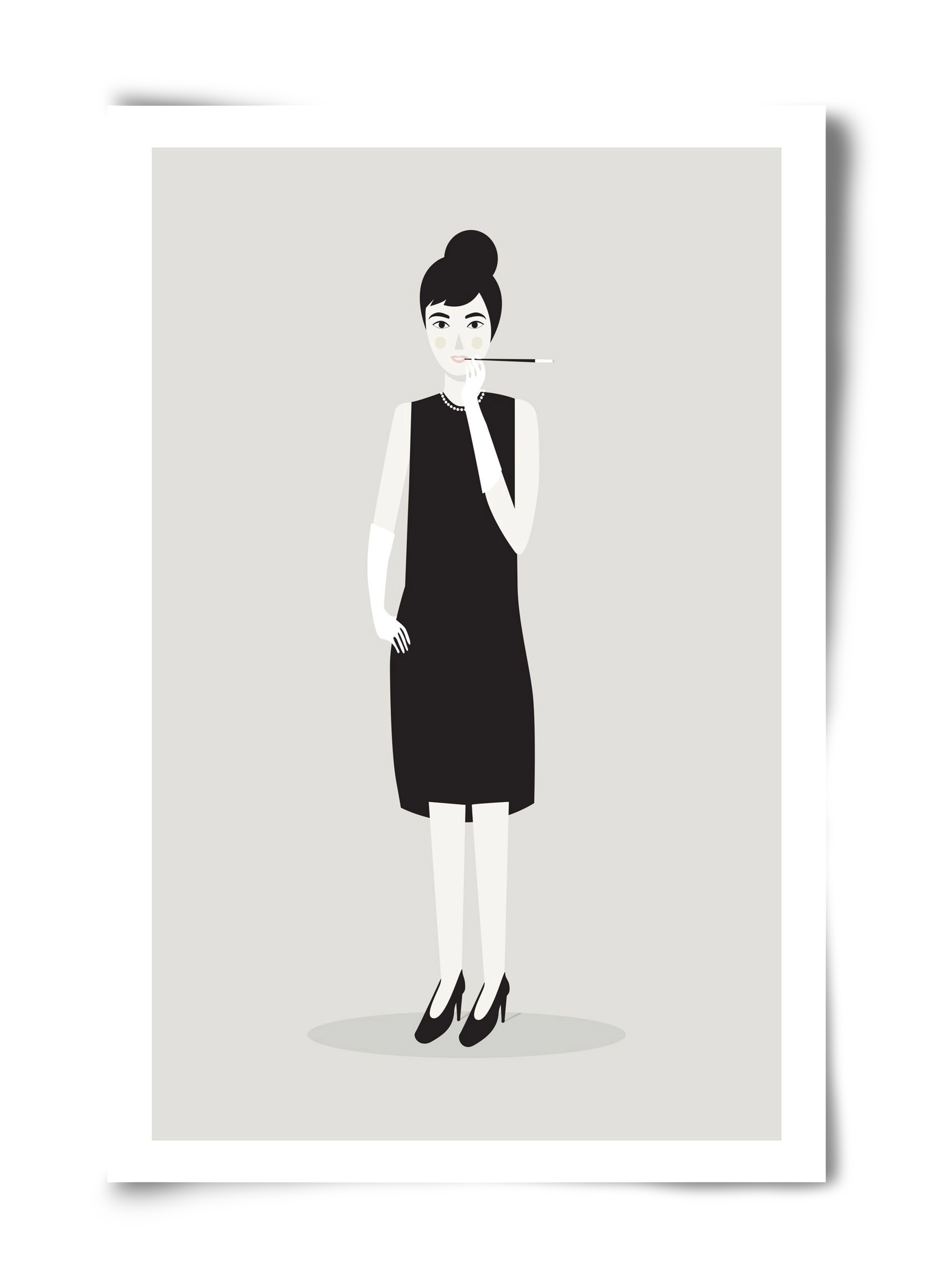 Audrey, 40x60 cm, Keret nélkül