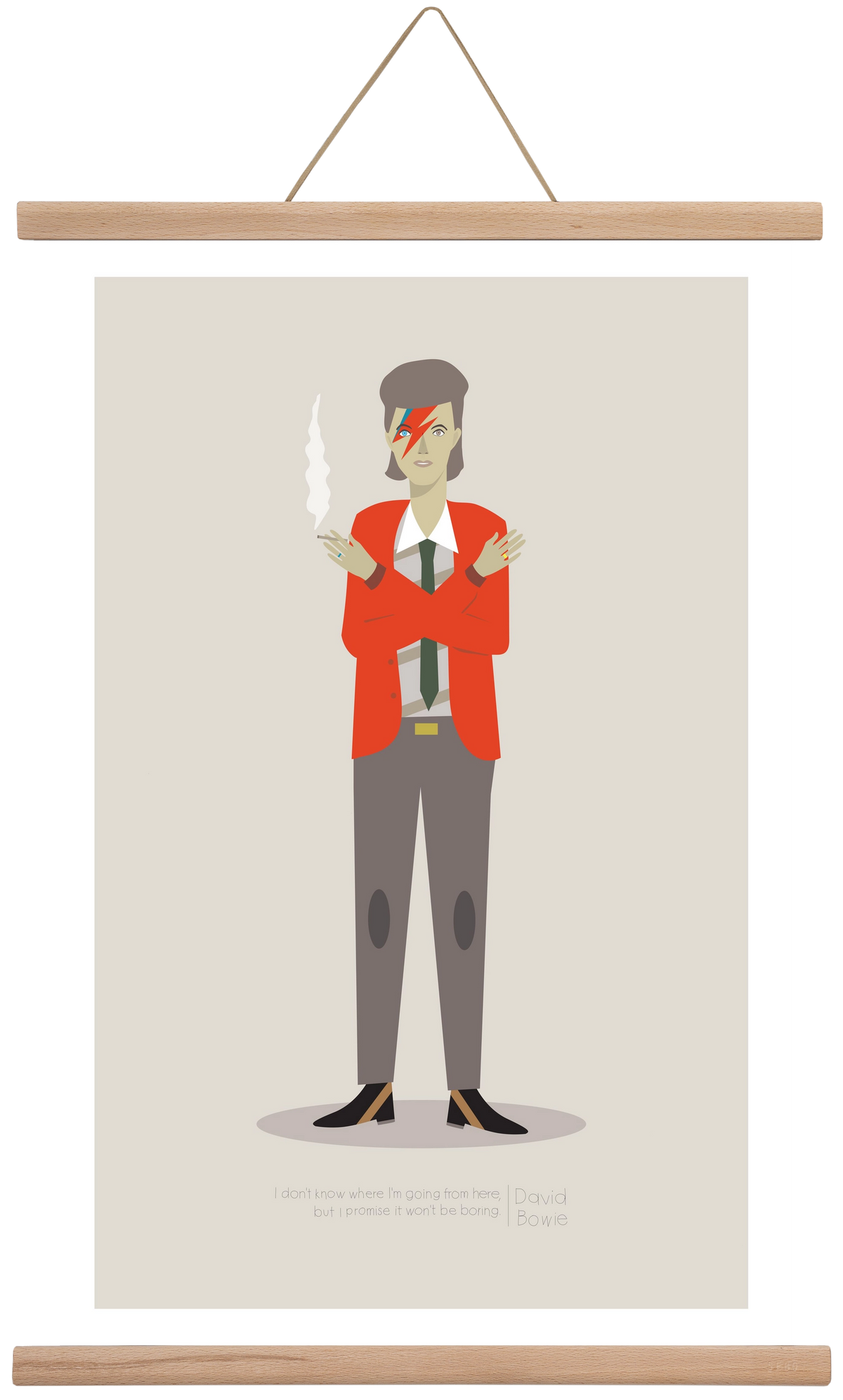 David, 40x60 cm (40x60 cm), Tölgy akasztó