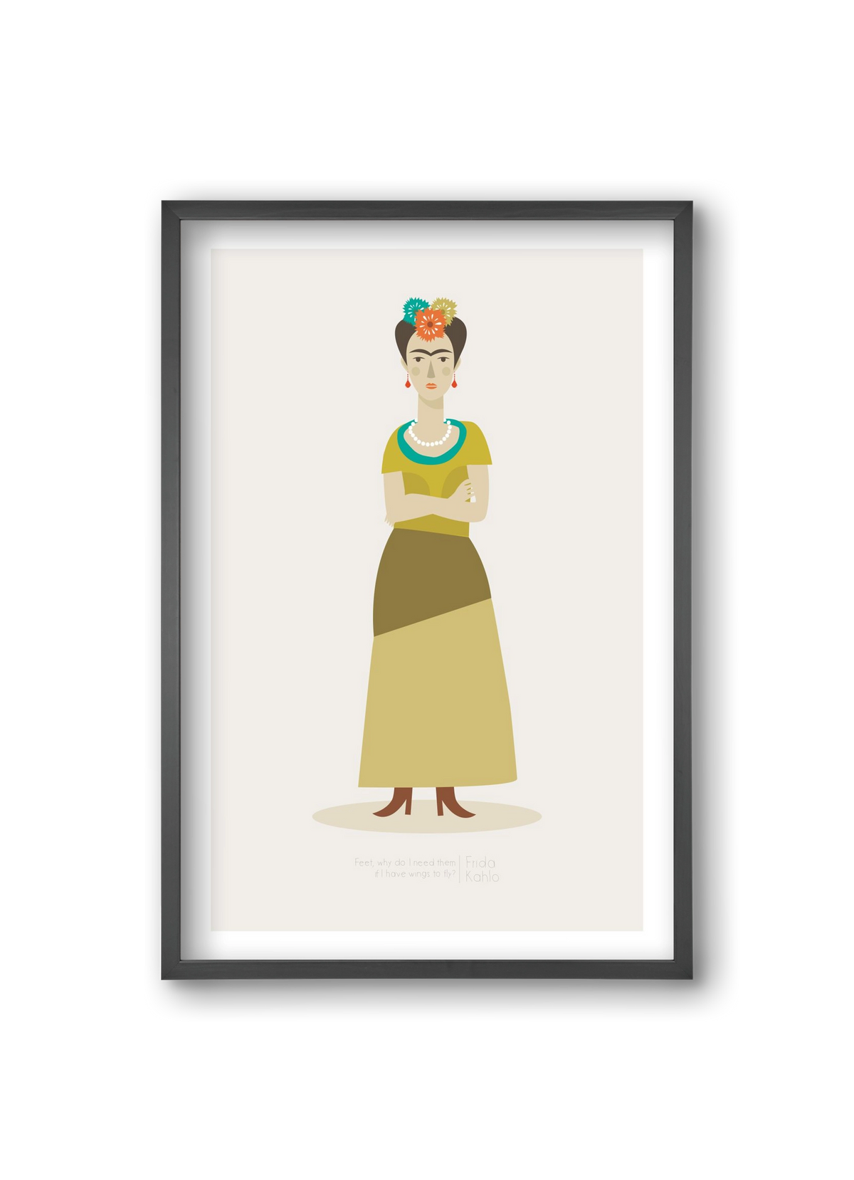 Frida, 20x30 cm (20x30 cm), Fekete keret