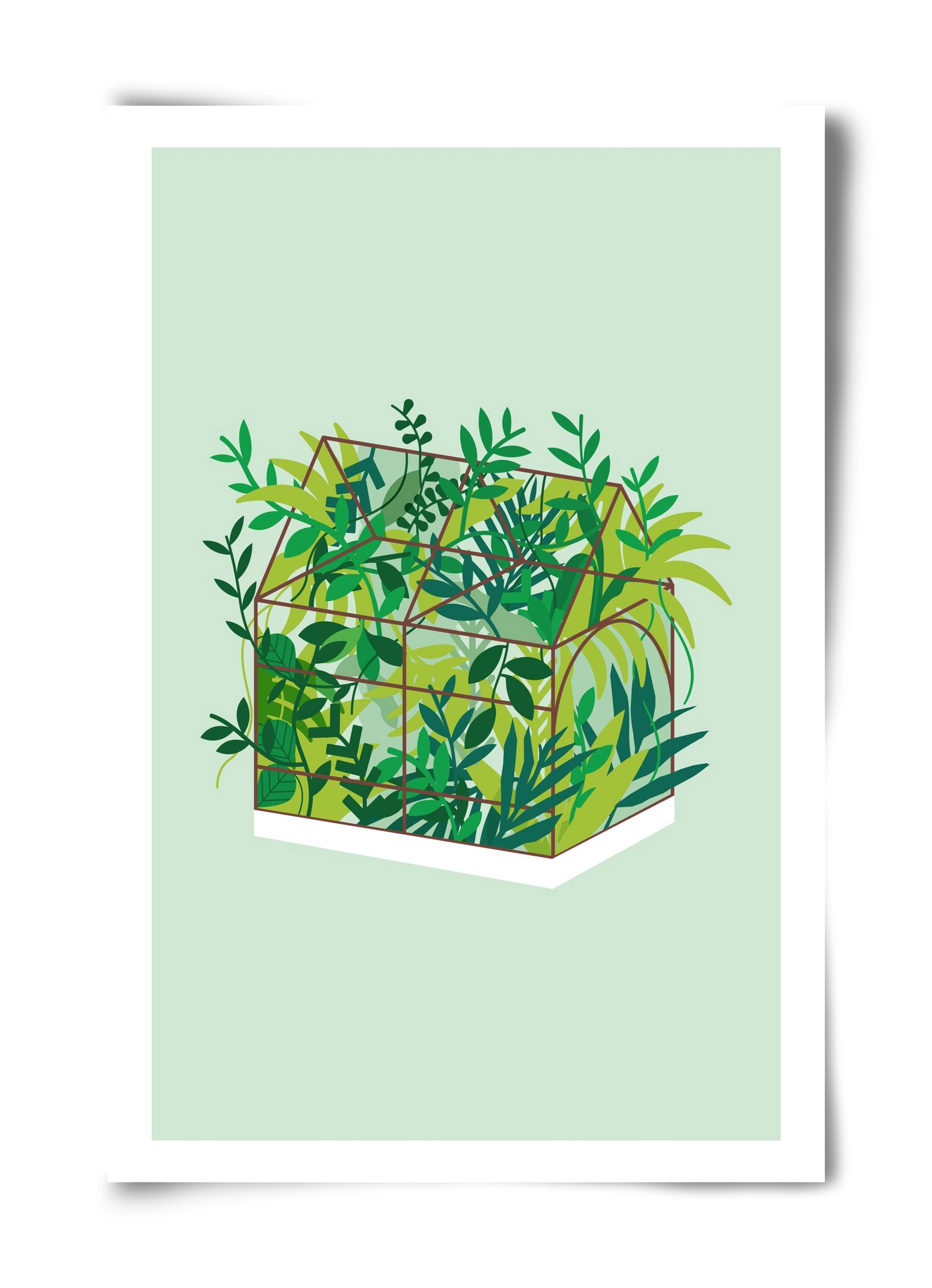 Greenhouse, 40x60 cm, Keret nélkül