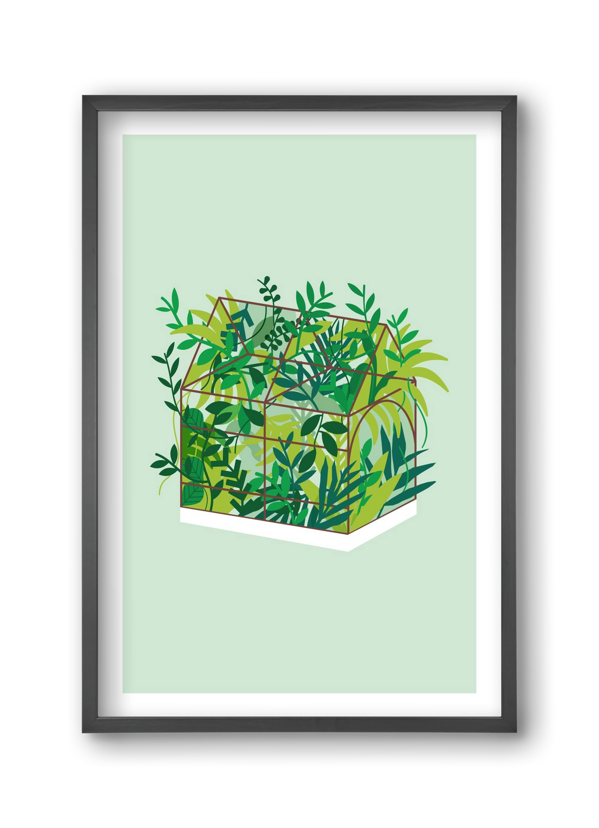 Greenhouse, 30x45 cm (30x45 cm), Fekete keret