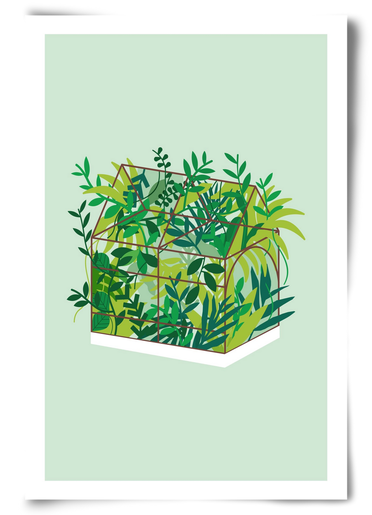 Greenhouse, 60x90 cm, Keret nélkül