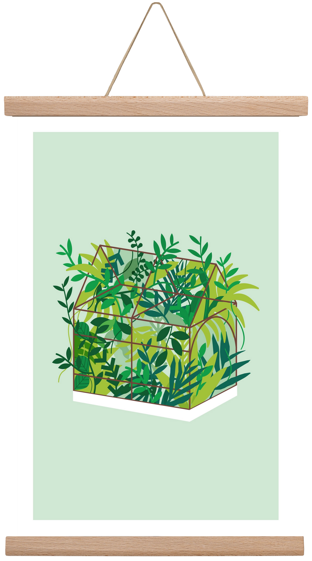 Greenhouse, 30x45 cm (30x45 cm), Tölgy akasztó