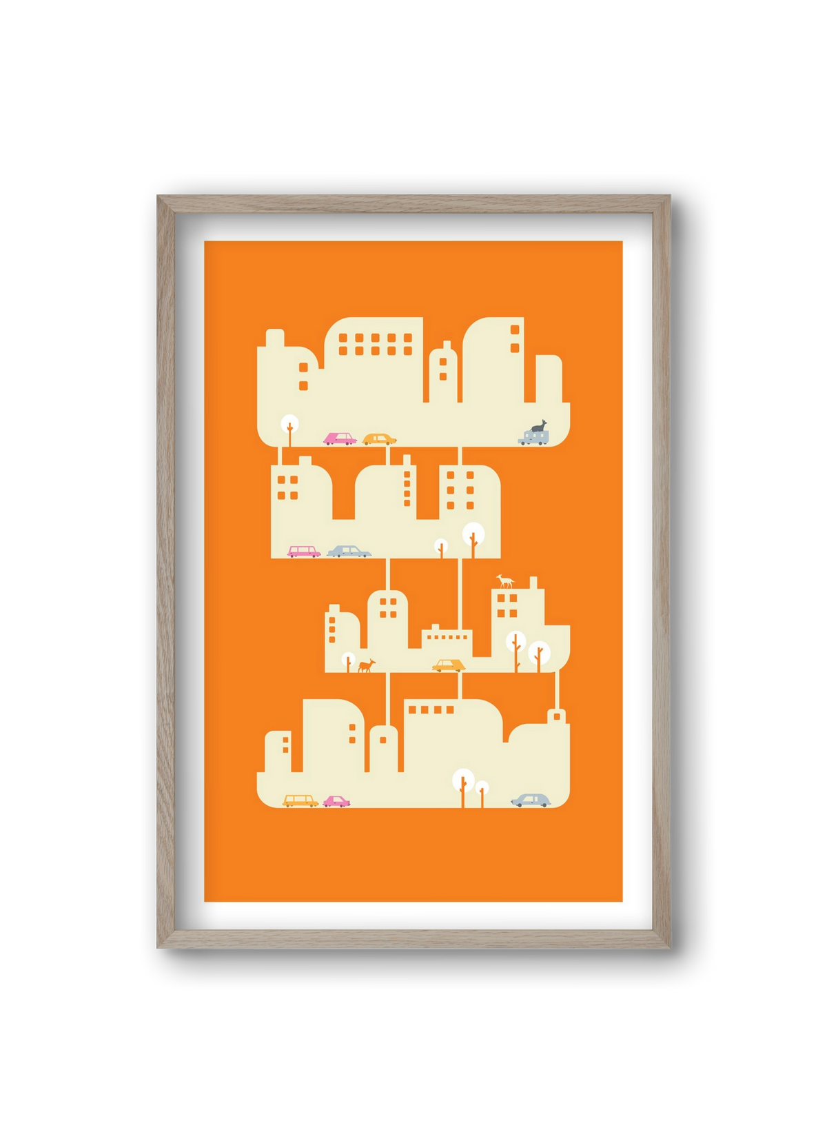 Home, 20x30 cm (20x30 cm), Tölgy keret