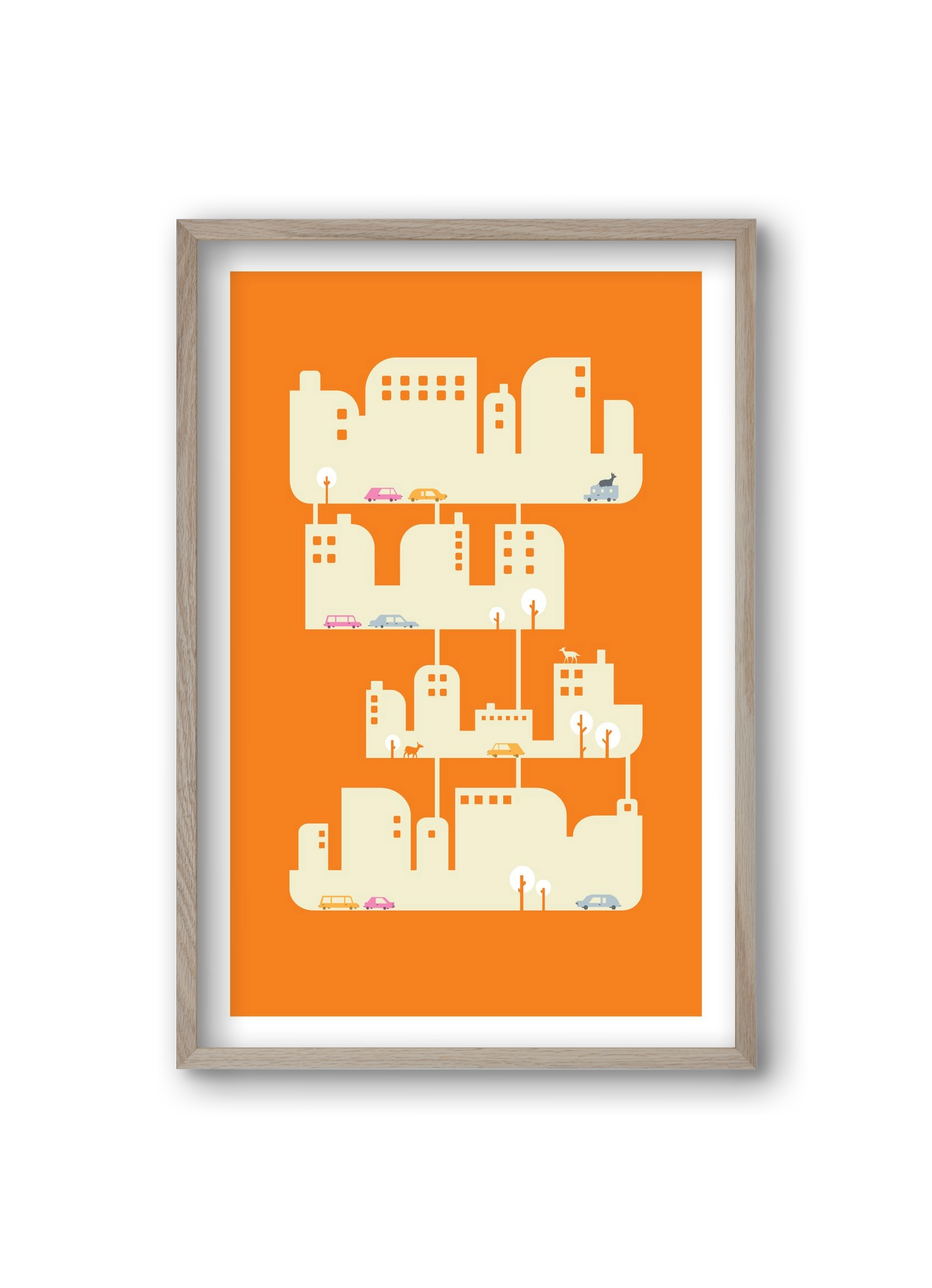 Home, 20x30 cm (20x30 cm), Tölgy keret