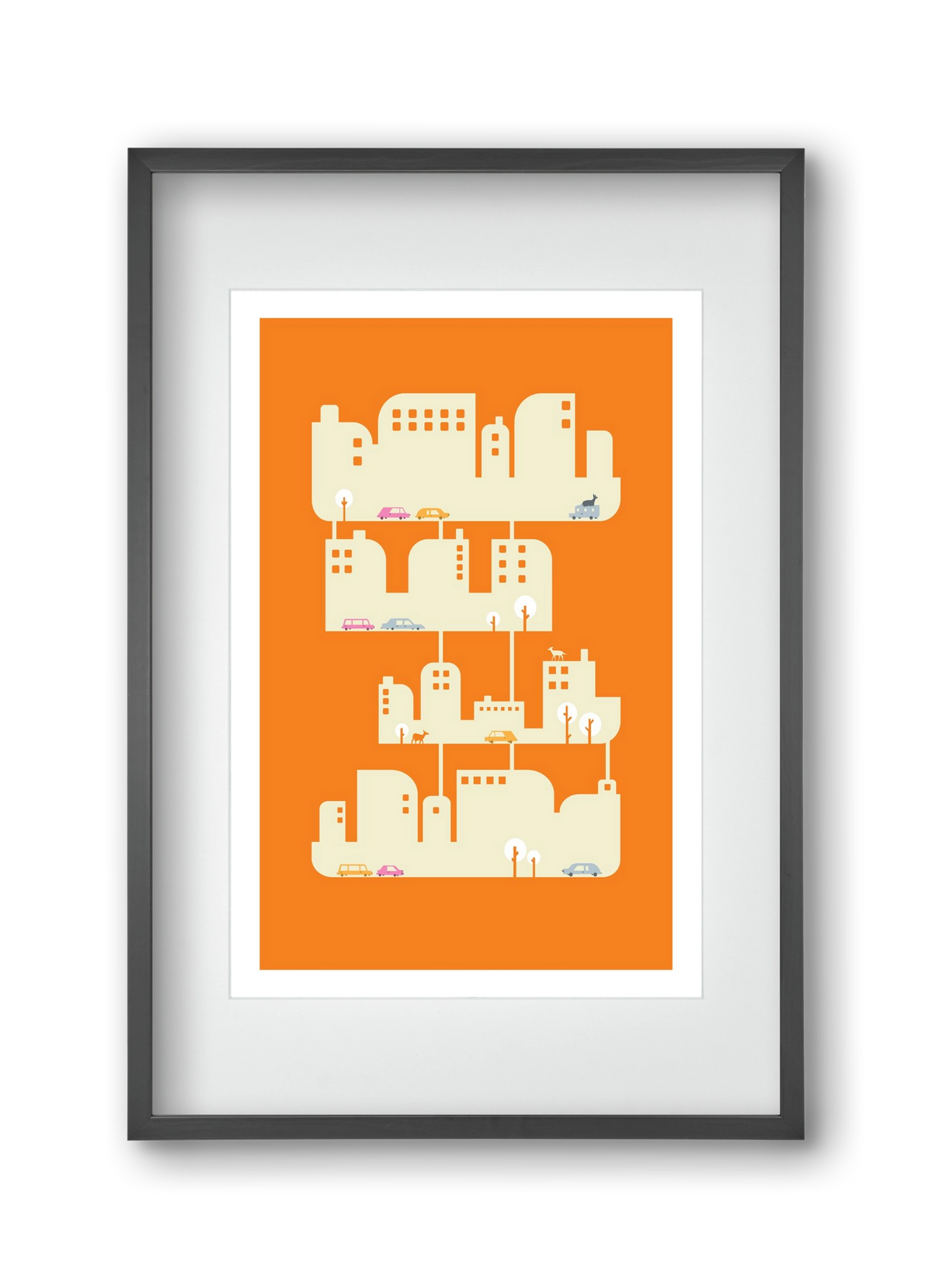 Home, 30x45 cm (20x30 cm), Fekete keret, paszpartuval