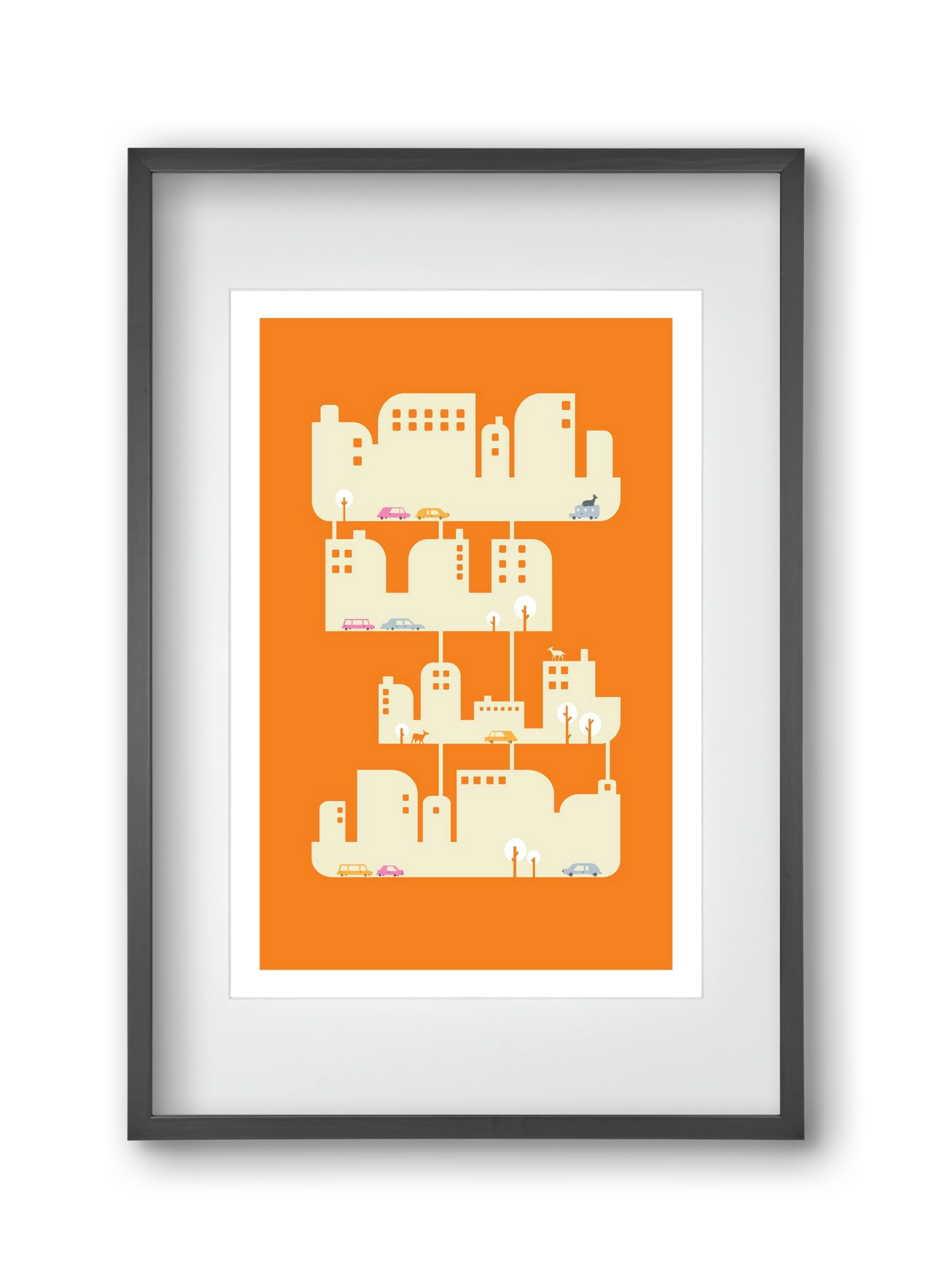 Home, 30x45 cm (20x30 cm), Fekete keret, paszpartuval