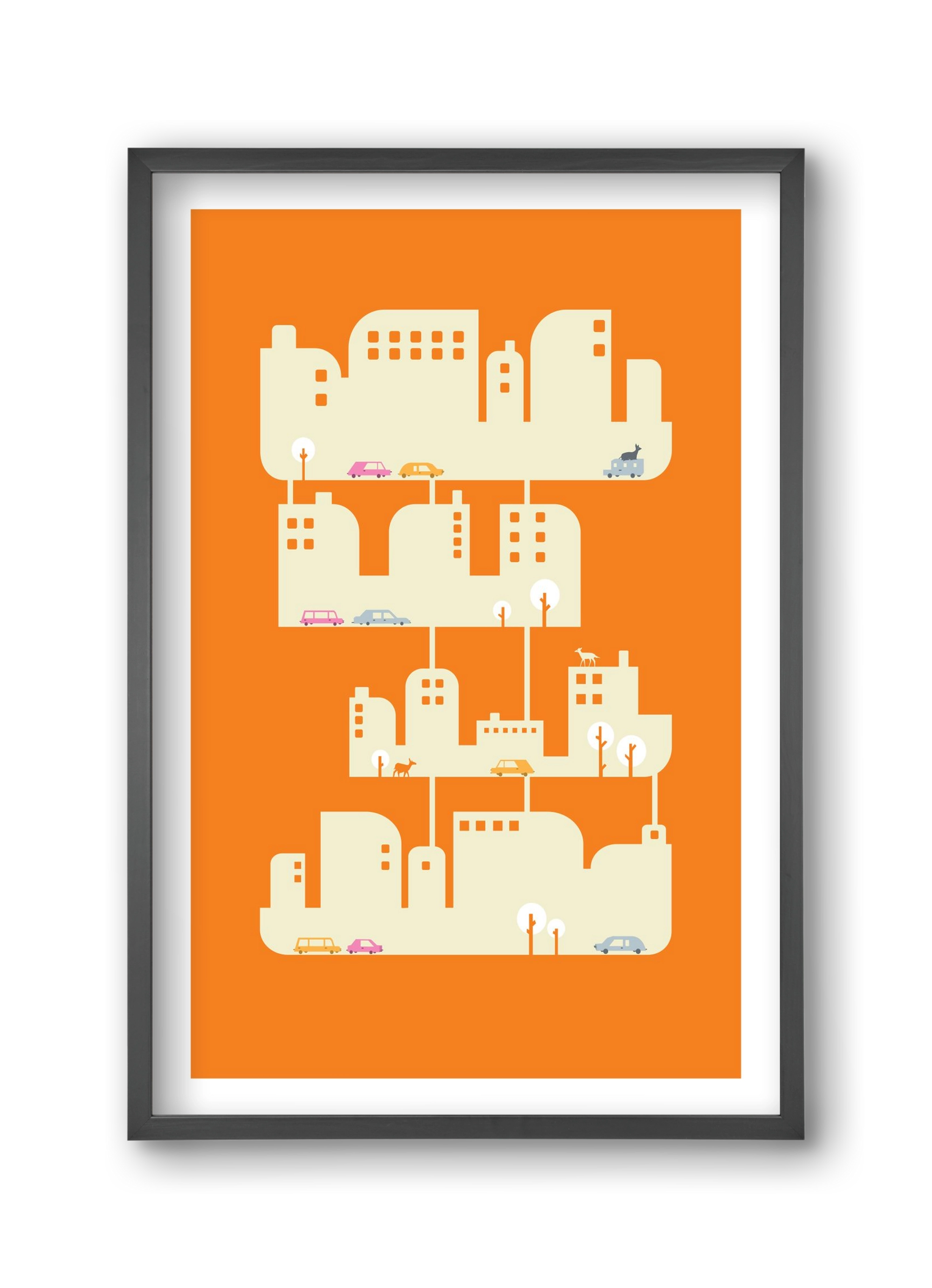 Home, 30x45 cm (30x45 cm), Fekete keret