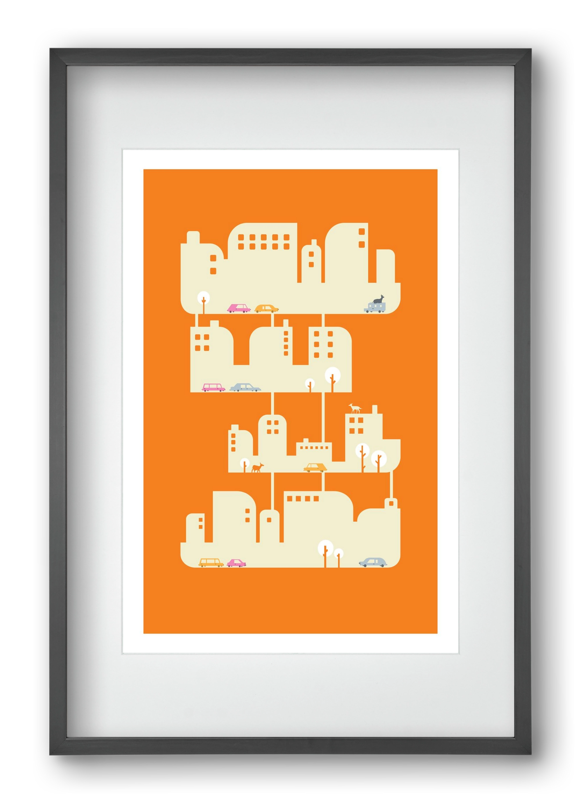 Home, 40x60 cm (30x45 cm), Fekete keret, paszpartuval