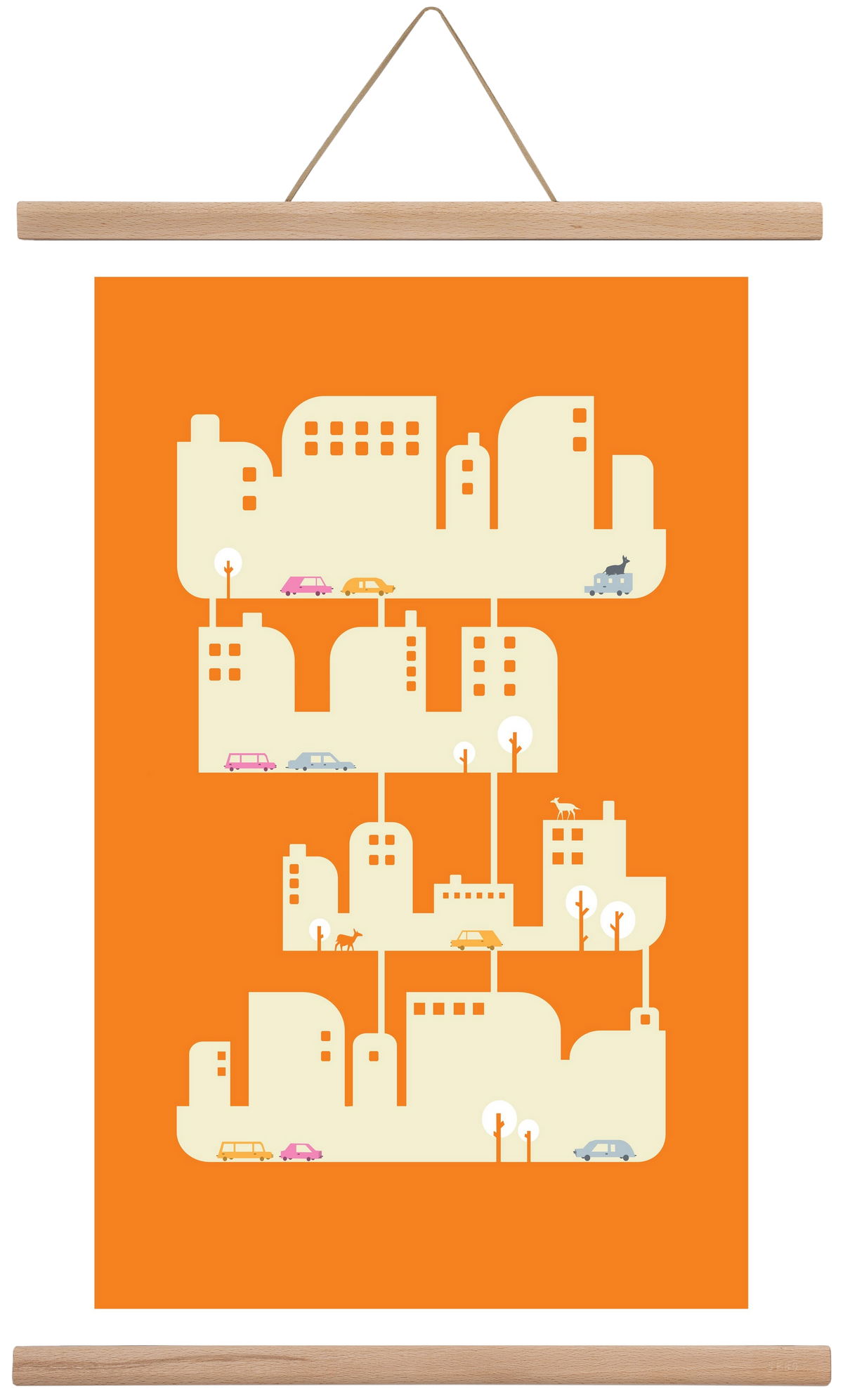 Home, 40x60 cm (40x60 cm), Tölgy akasztó