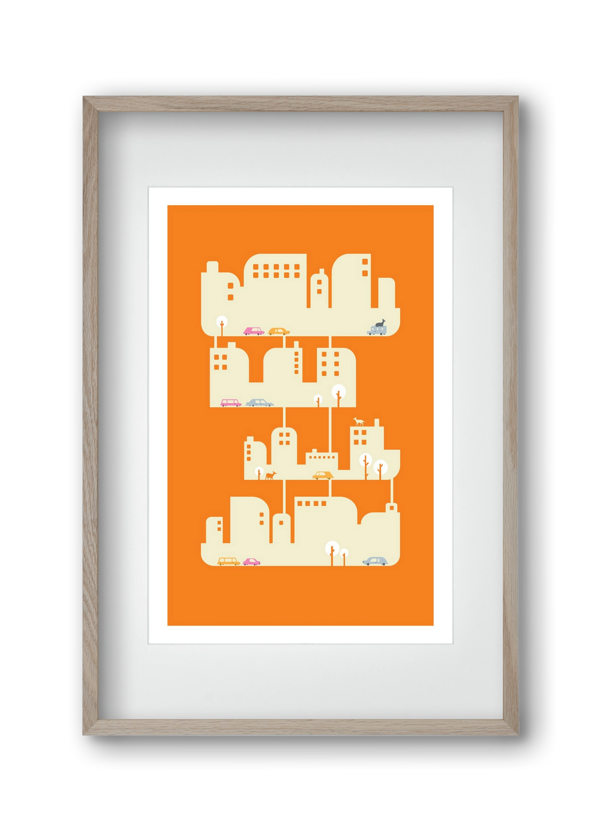 Home, 30x45 cm (20x30 cm), Tölgy keret, paszpartuval