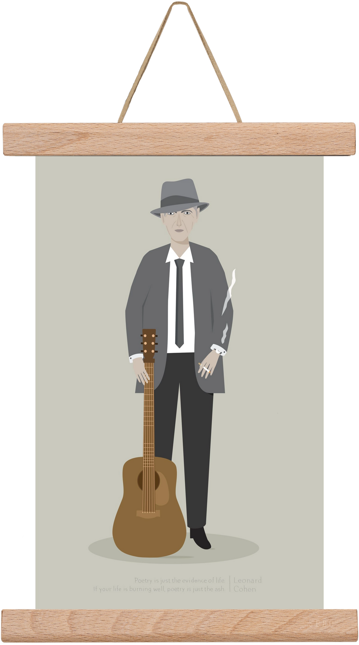 Leonard, 20x30 cm (20x30 cm), Tölgy akasztó