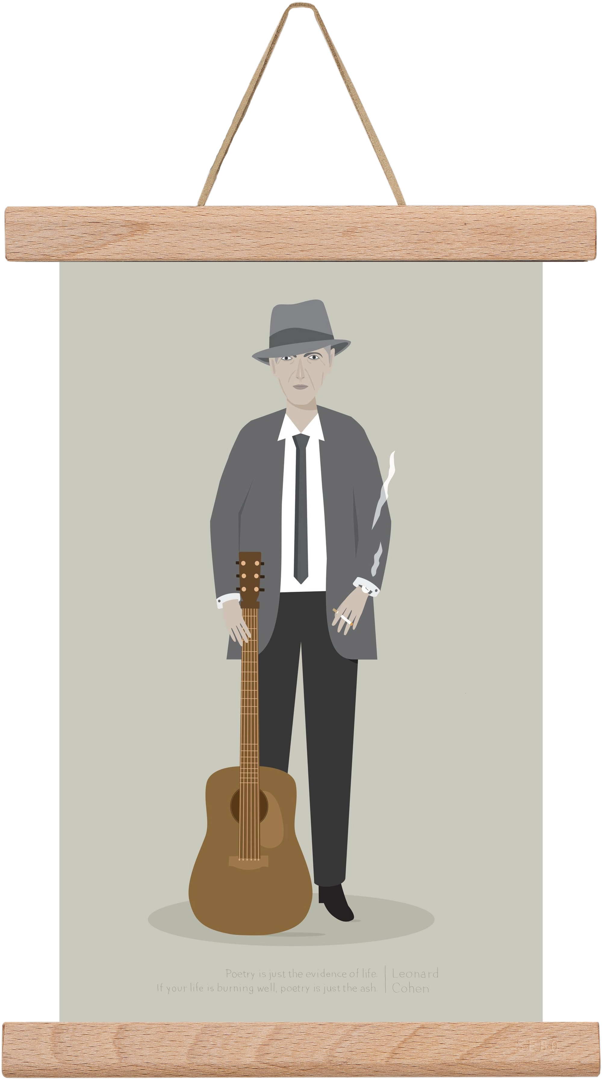 Leonard, 20x30 cm (20x30 cm), Tölgy akasztó