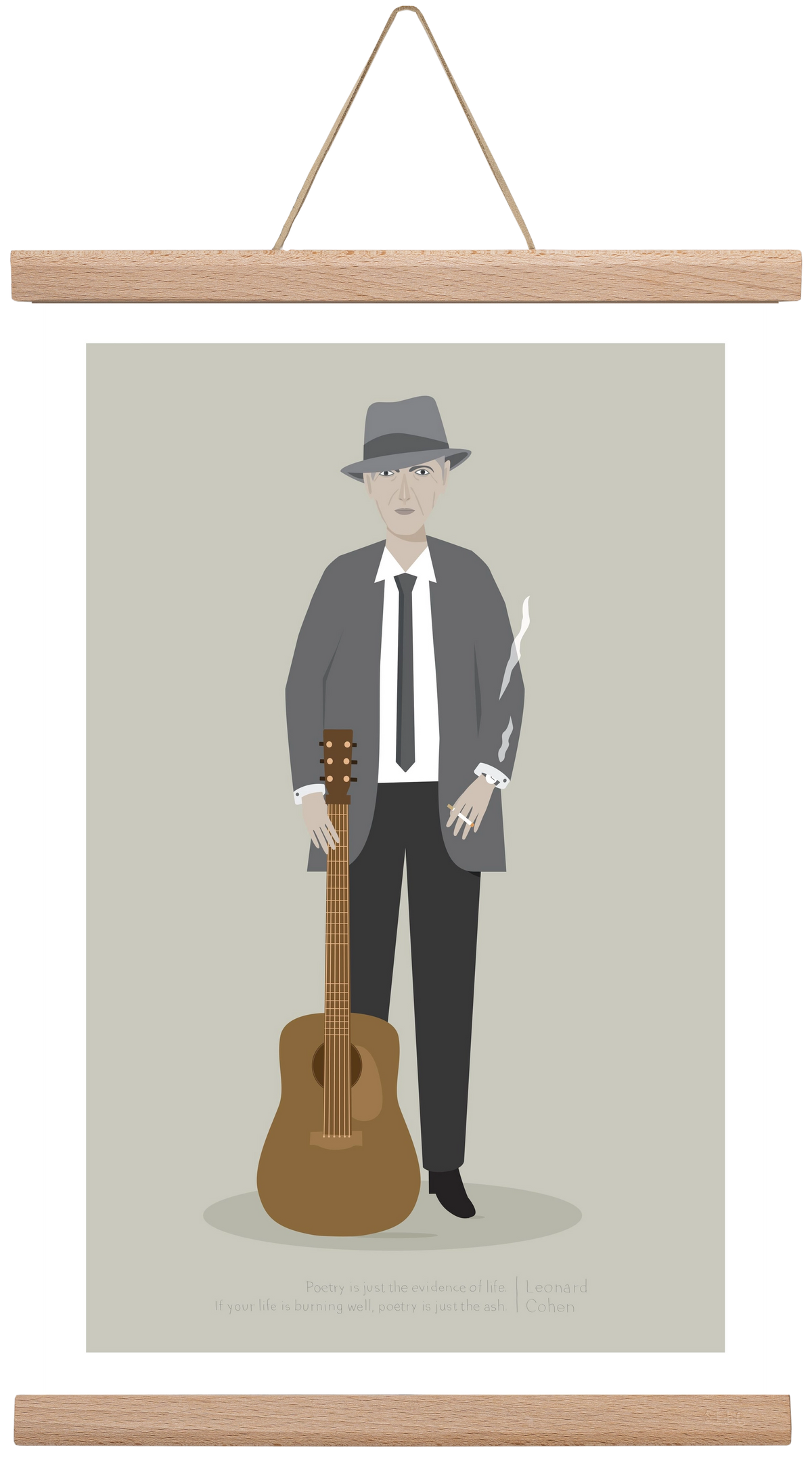 Leonard, 30x45 cm (30x45 cm), Tölgy akasztó