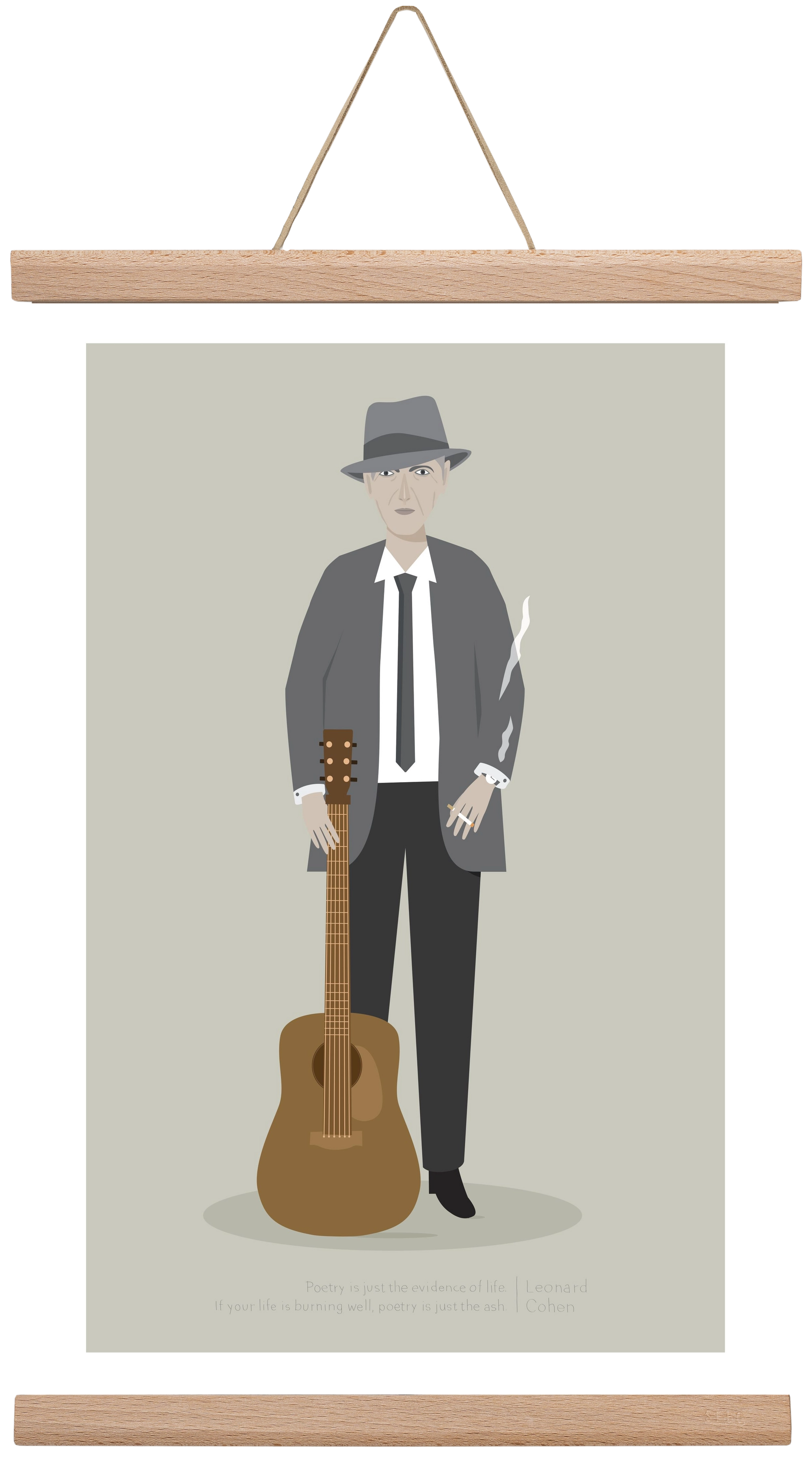 Leonard, 30x45 cm (30x45 cm), Tölgy akasztó