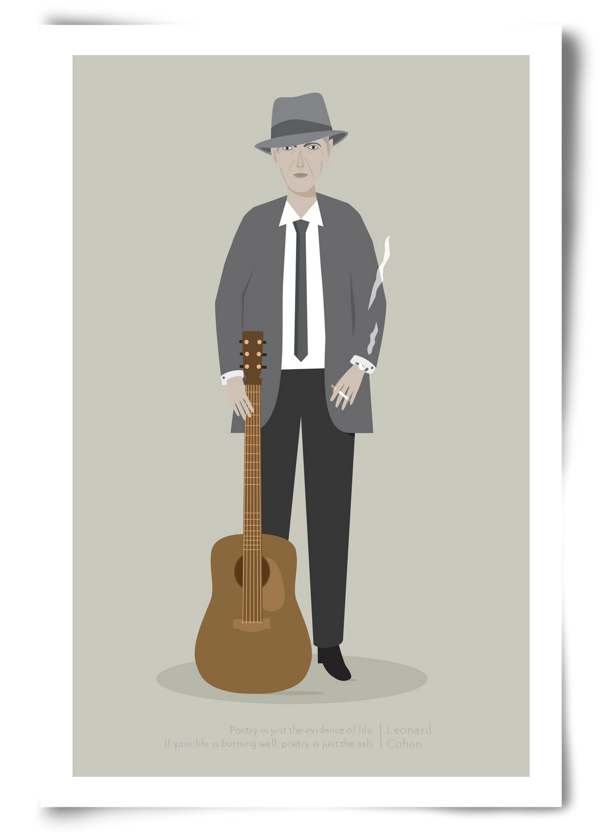 Leonard, 60x90 cm, Keret nélkül