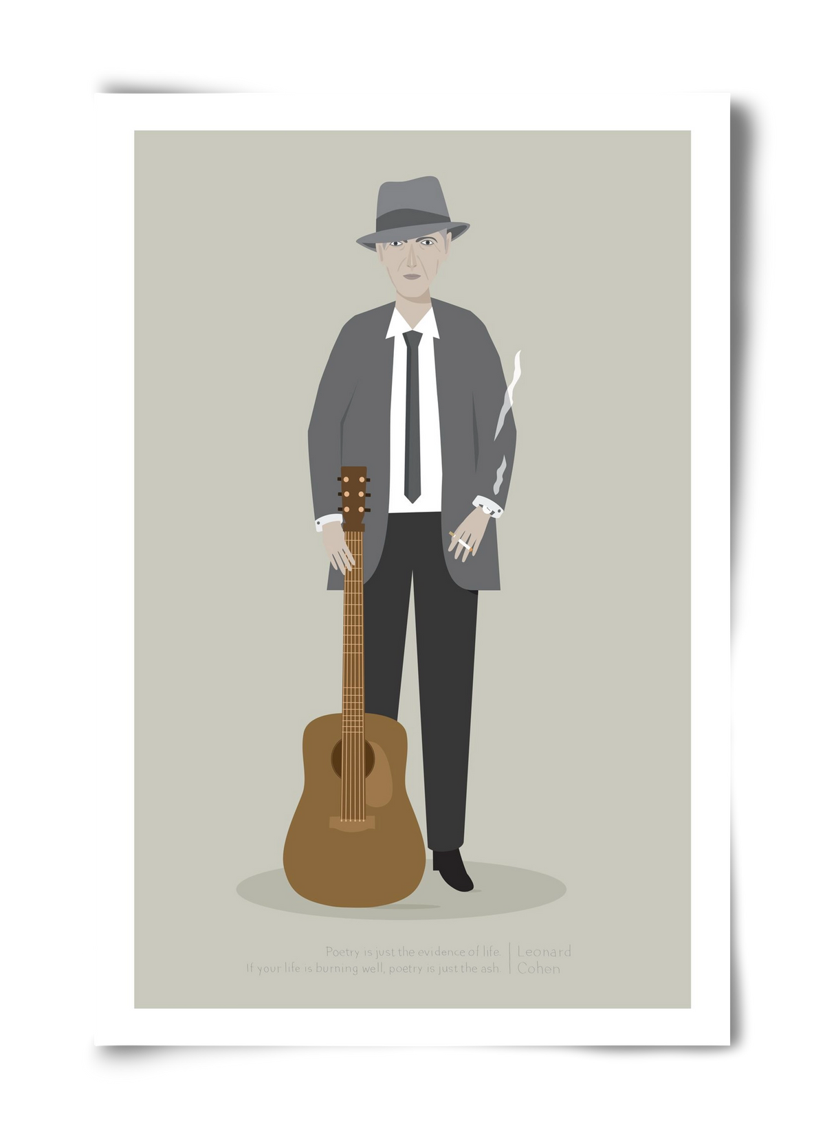 Leonard, 40x60 cm, Keret nélkül