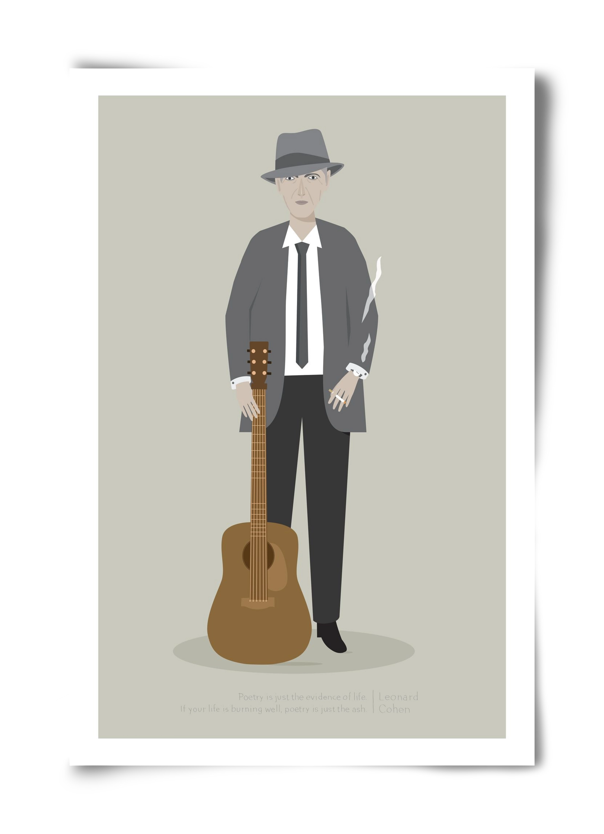 Leonard, 40x60 cm, Keret nélkül