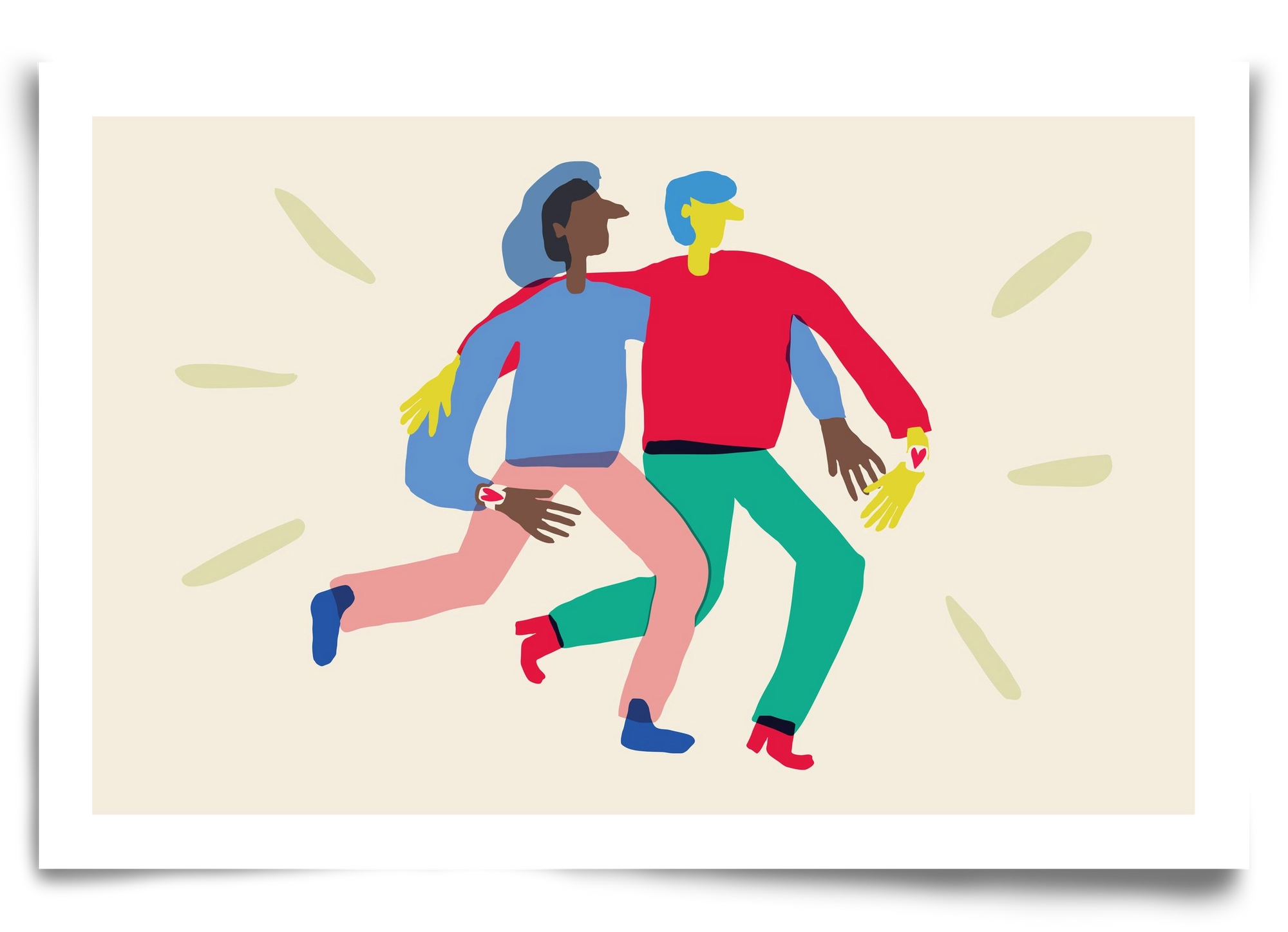 Love Print, 90x60 cm, Keret nélkül