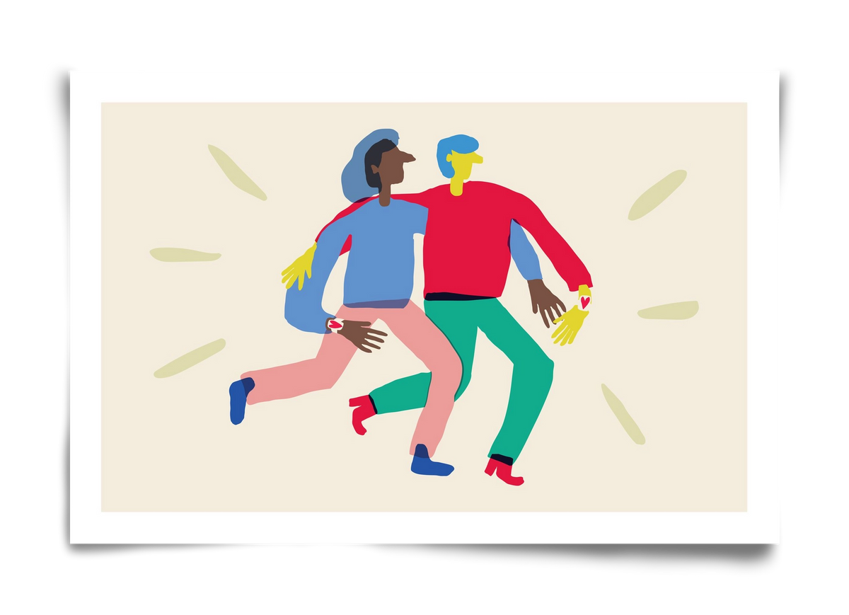 Love Print, 60x40 cm, Keret nélkül