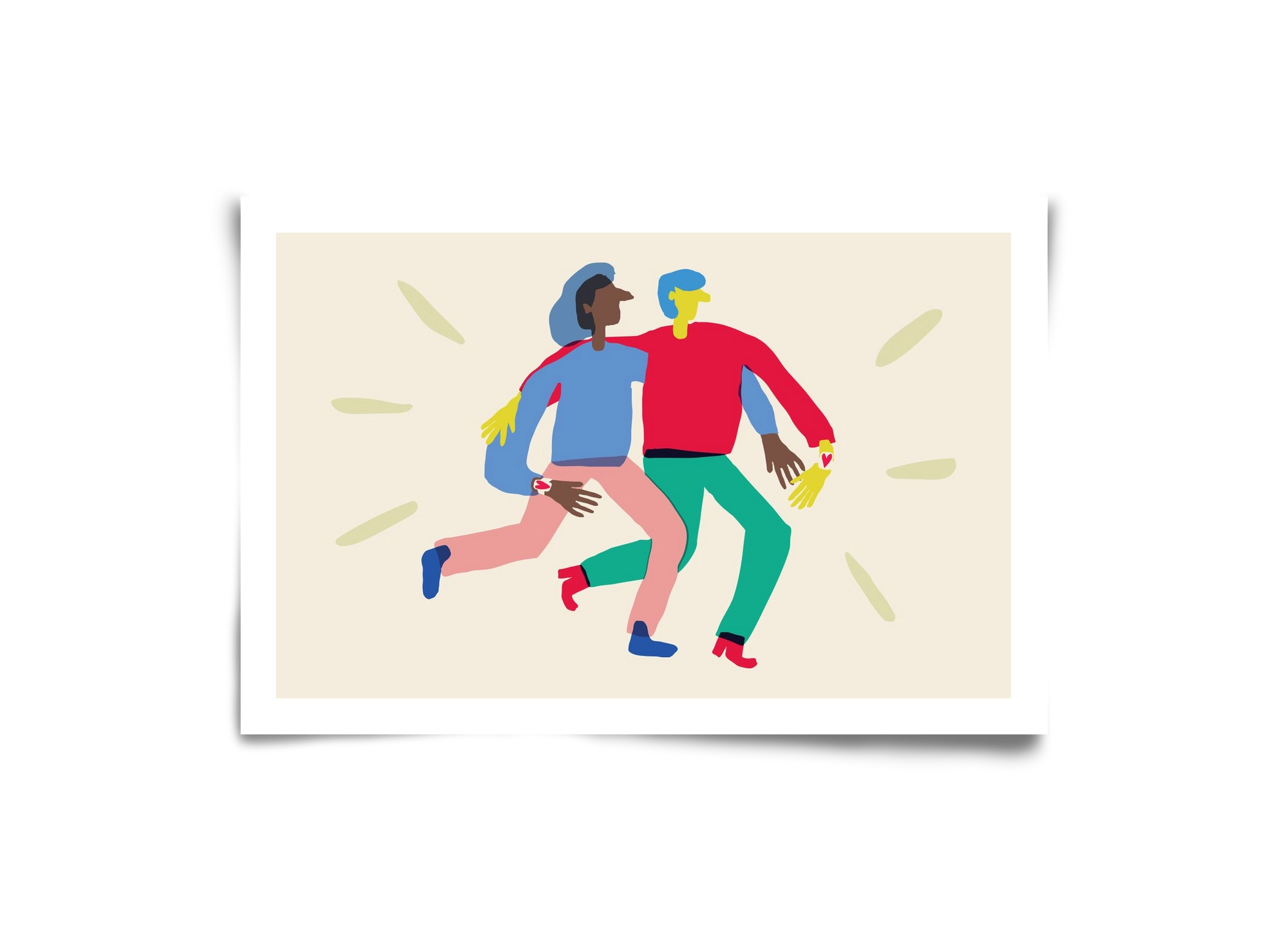 Love Print, 30x20 cm, Keret nélkül