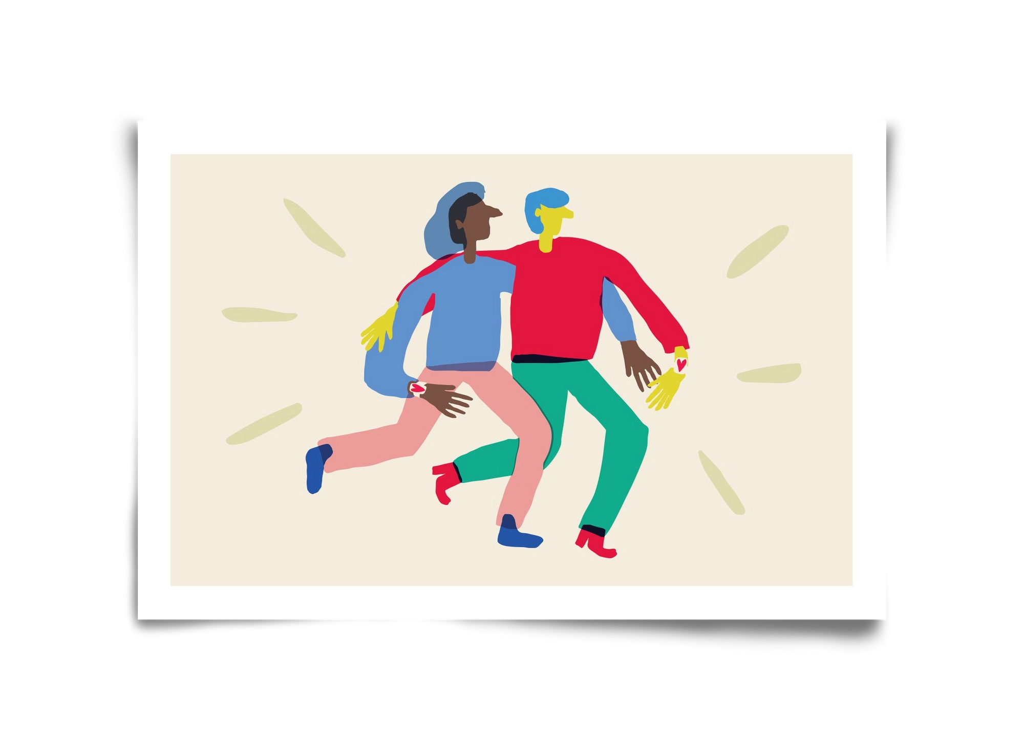 Love Print, 45x30 cm, Keret nélkül