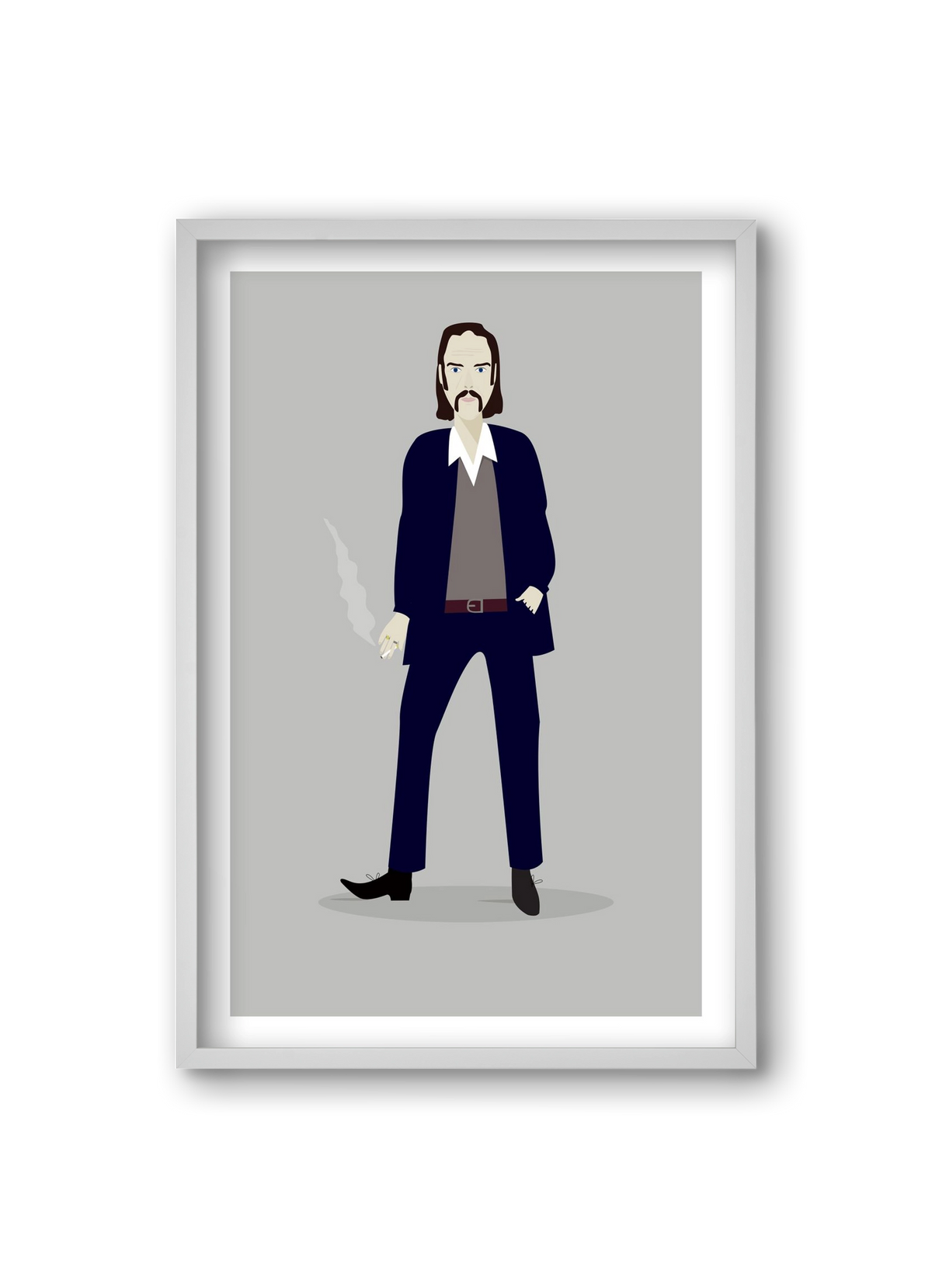 Nick, 20x30 cm (20x30 cm), Fehér keret