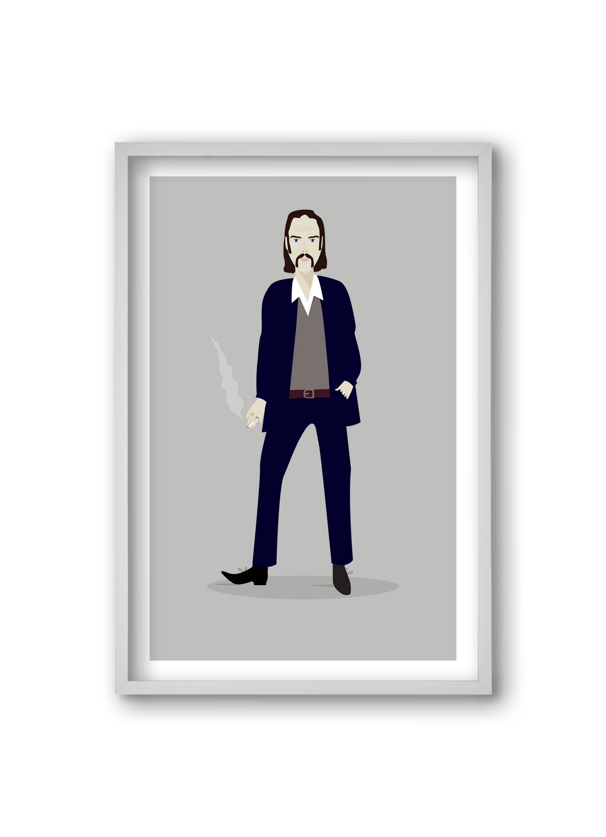 Nick, 20x30 cm (20x30 cm), Fehér keret