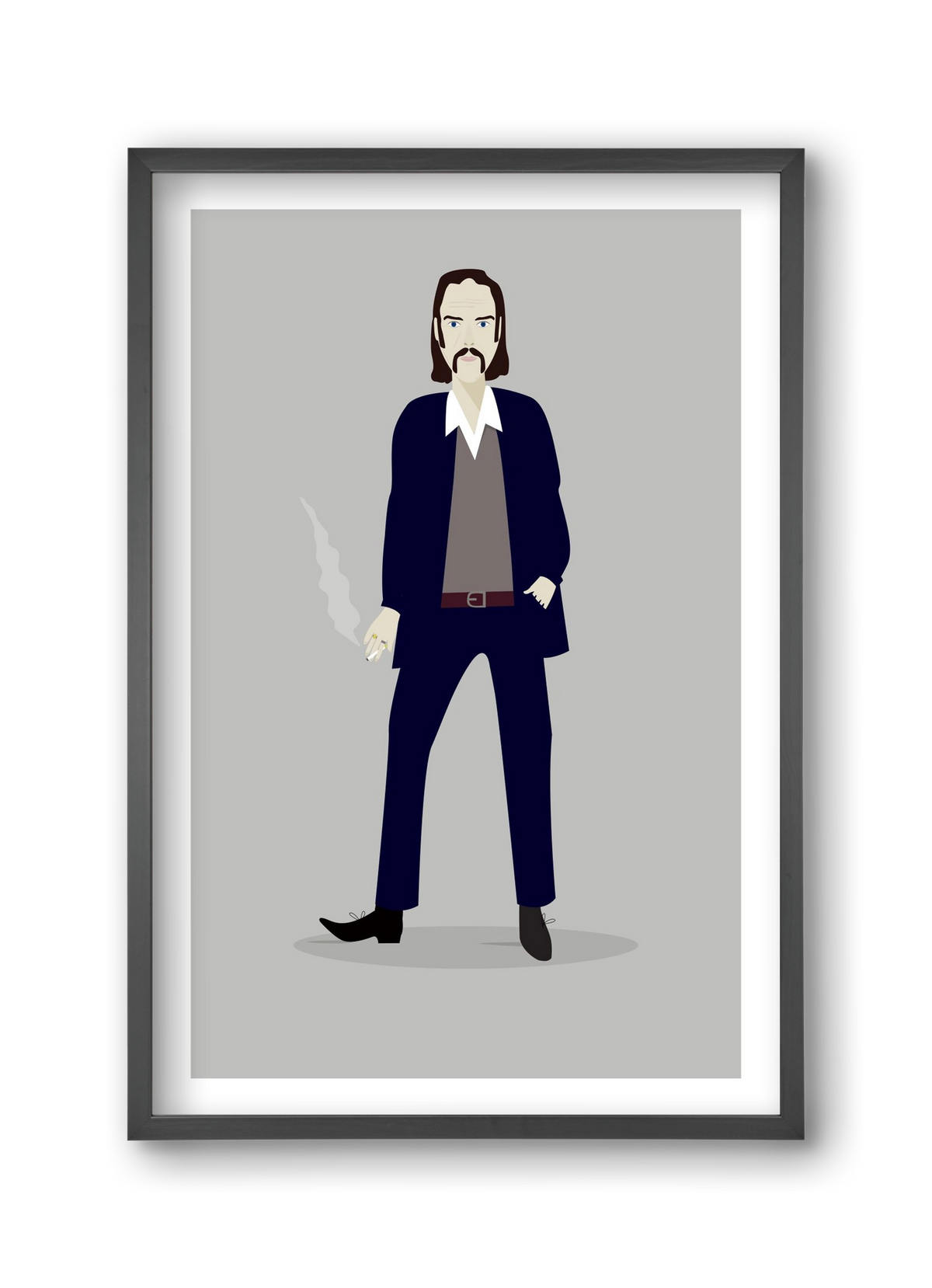 Nick, 30x45 cm (30x45 cm), Fekete keret