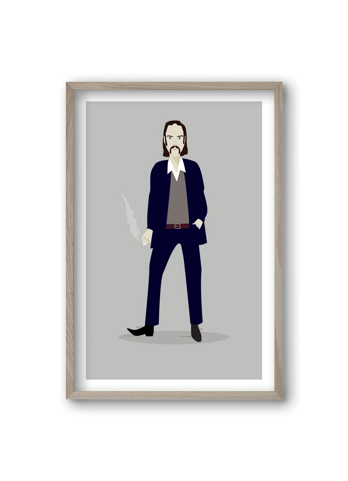 Nick, 20x30 cm (20x30 cm), Tölgy keret