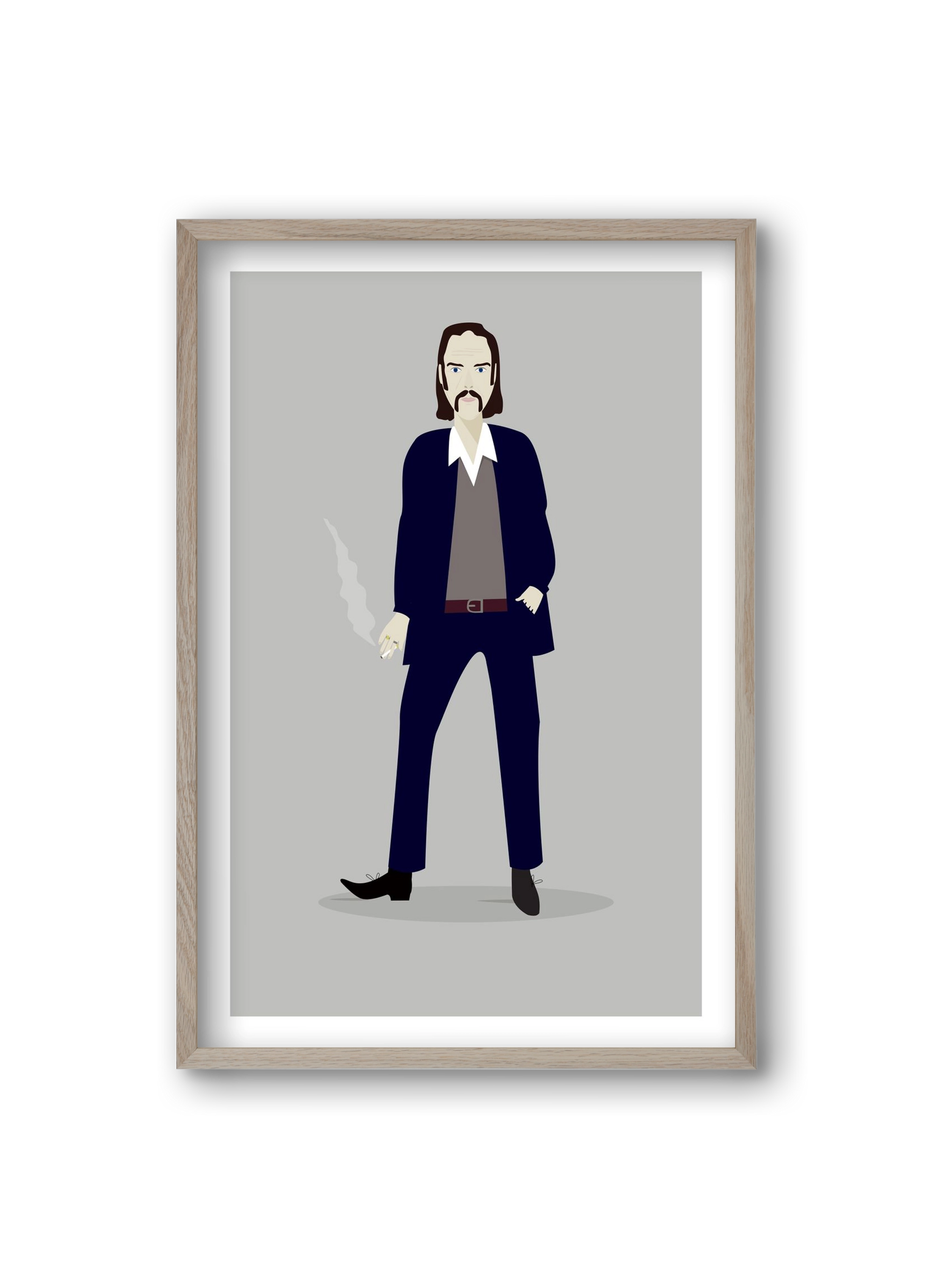 Nick, 20x30 cm (20x30 cm), Tölgy keret