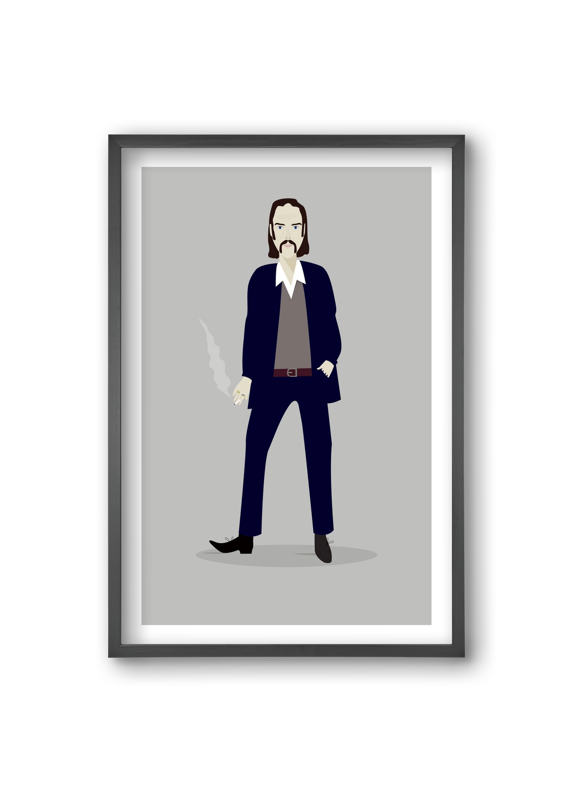 Nick, 20x30 cm (20x30 cm), Fekete keret