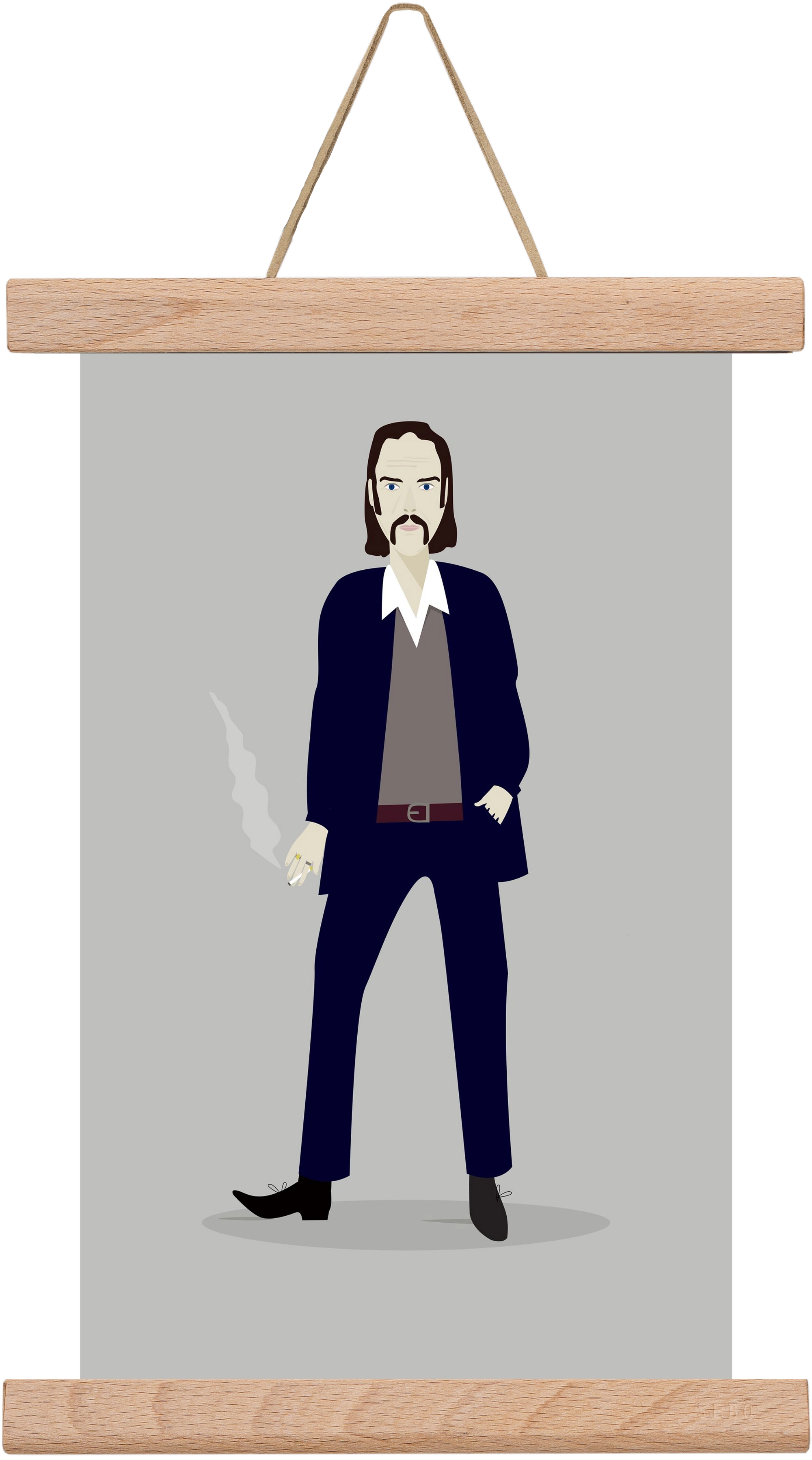 Nick, 20x30 cm (20x30 cm), Tölgy akasztó