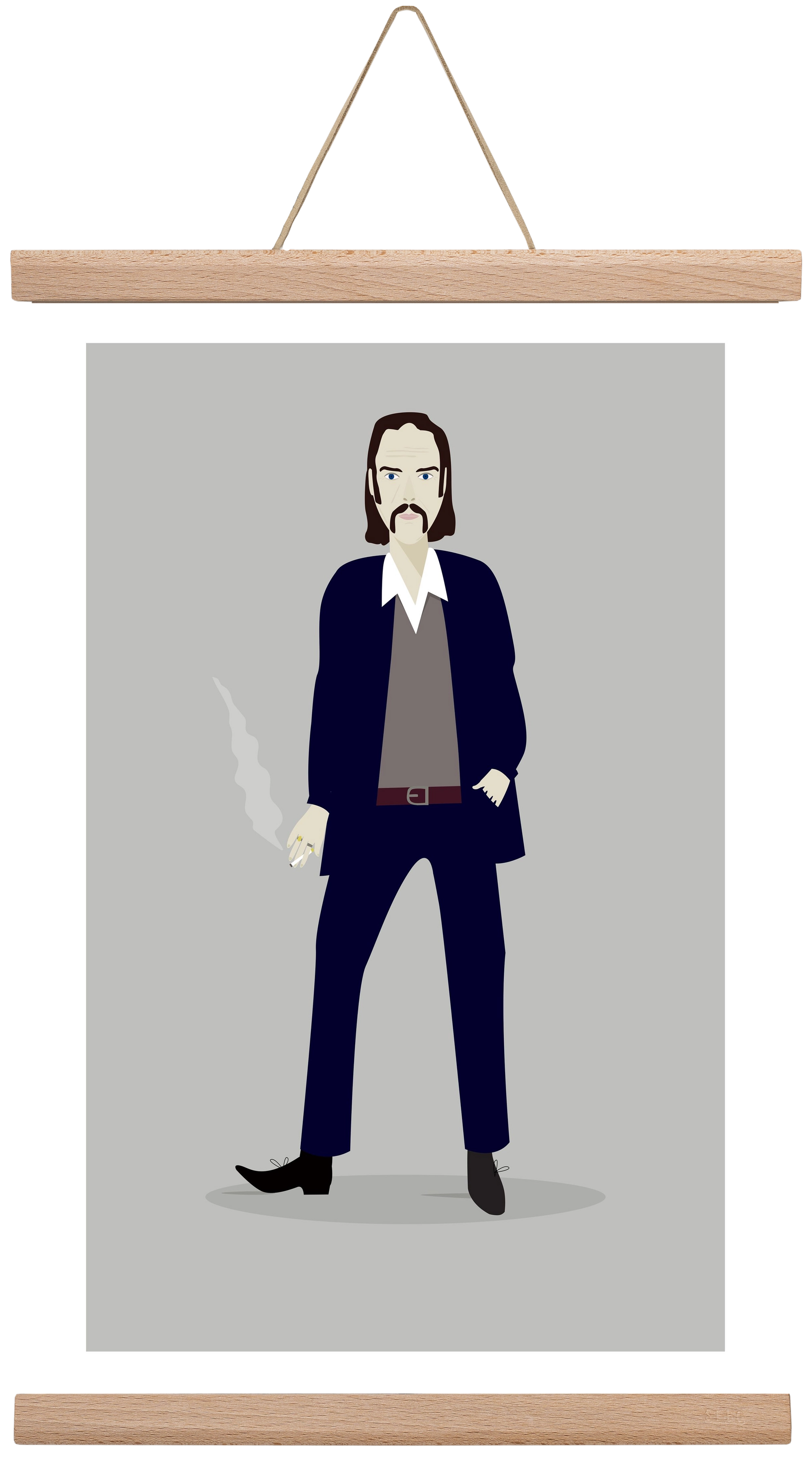 Nick, 30x45 cm (30x45 cm), Tölgy akasztó