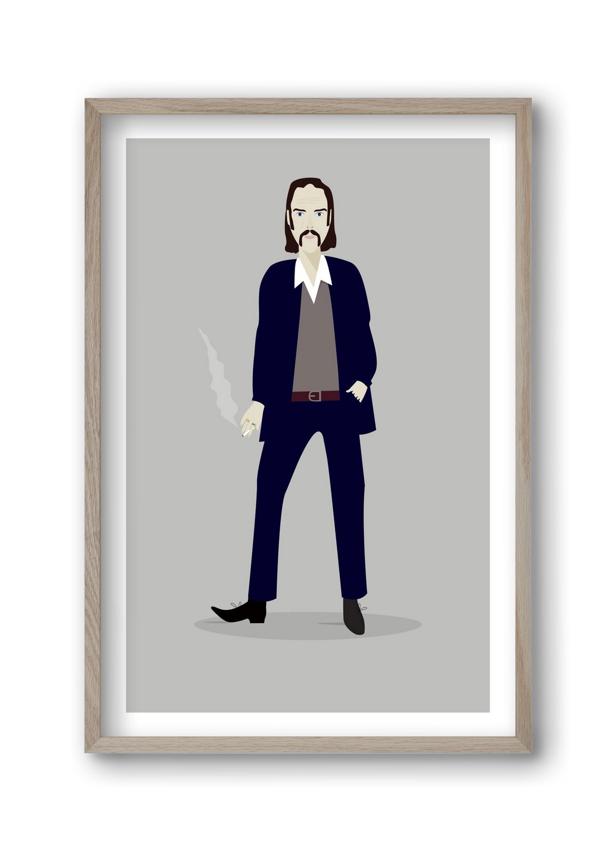 Nick, 30x45 cm (30x45 cm), Tölgy keret