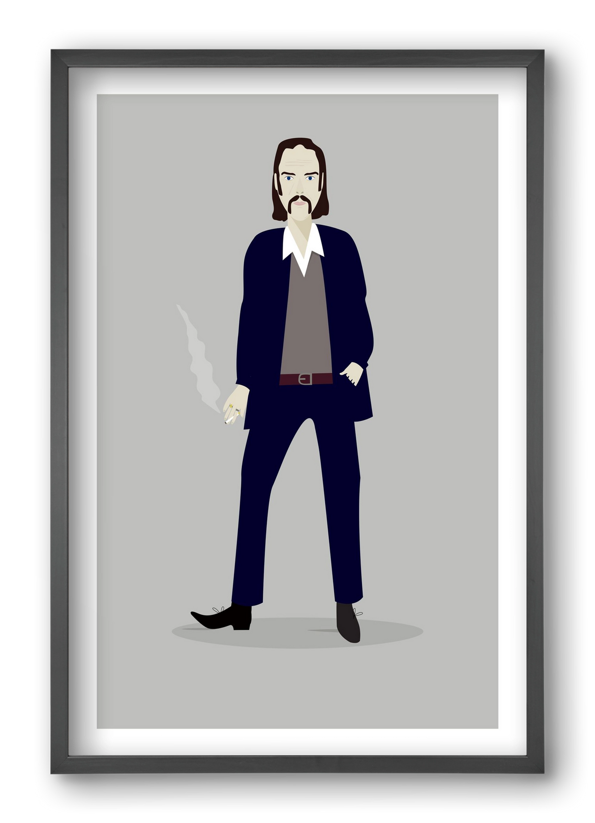 Nick, 40x60 cm (40x60 cm), Fekete keret