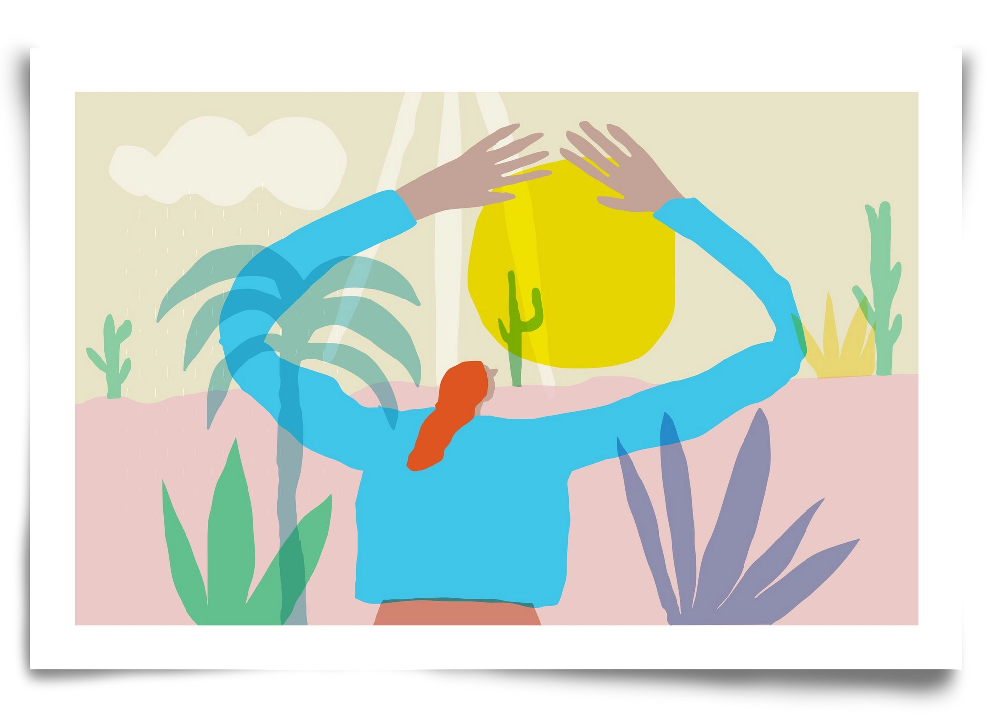 Paradise, 90x60 cm, Keret nélkül