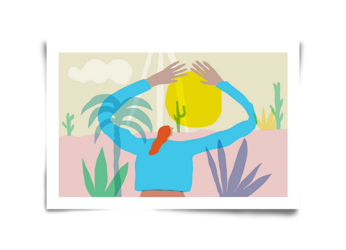 Paradise, 45x30 cm, Keret nélkül