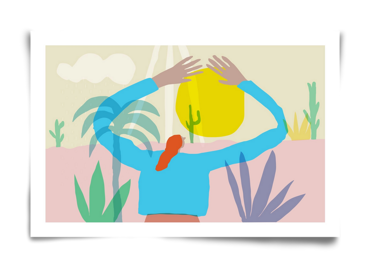 Paradise, 60x40 cm, Keret nélkül