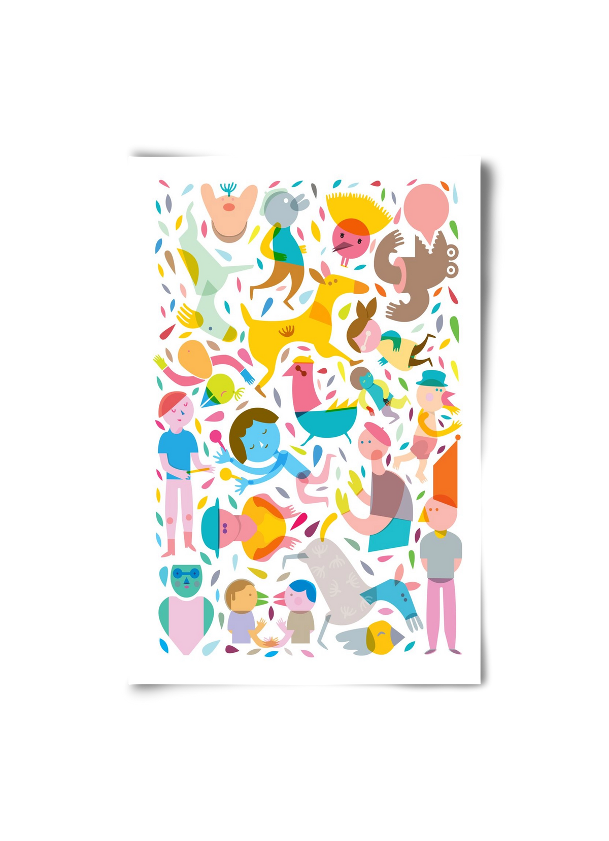 Party 01, 20x30 cm, Keret nélkül