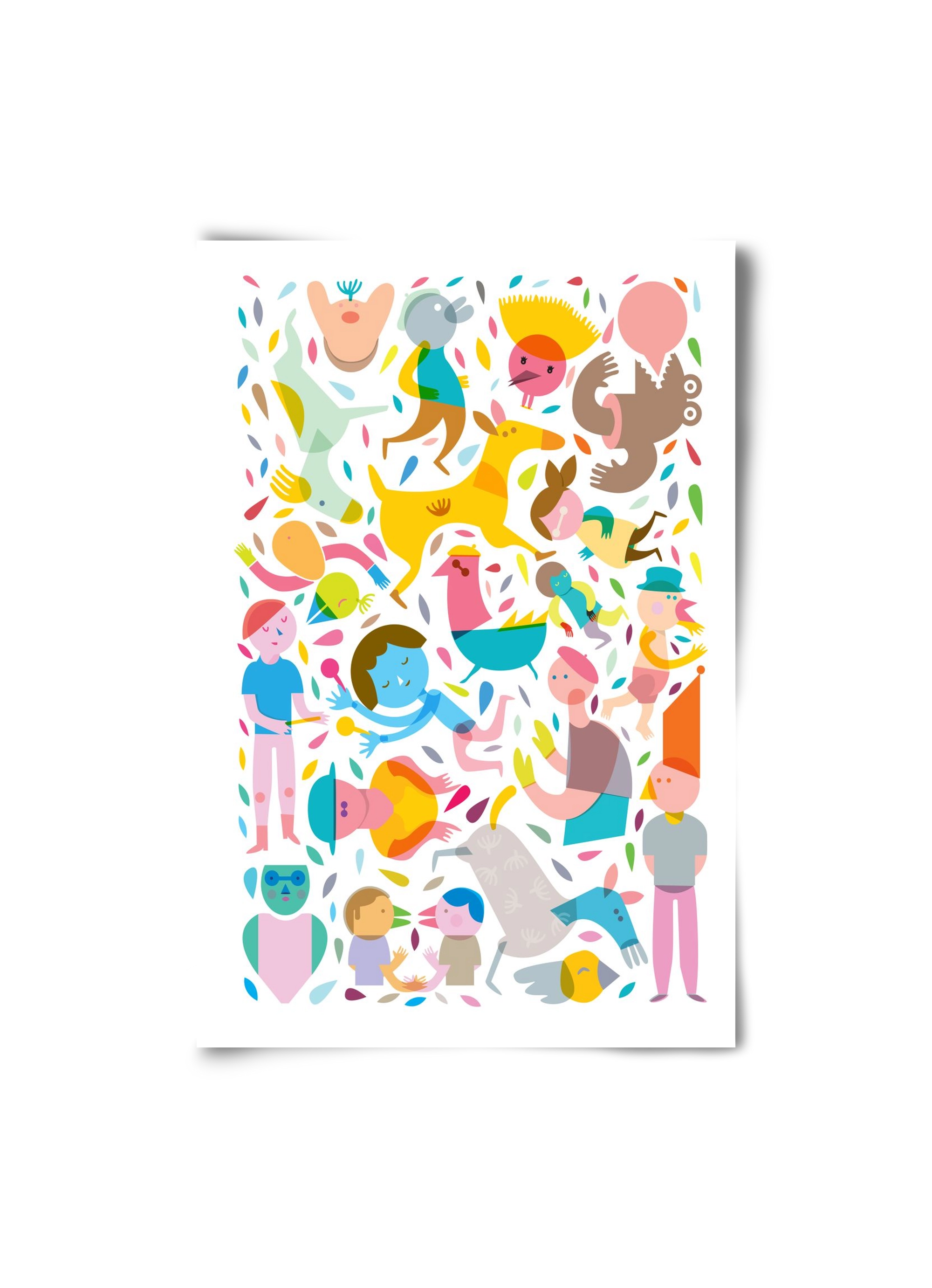 Party 01, 20x30 cm, Keret nélkül